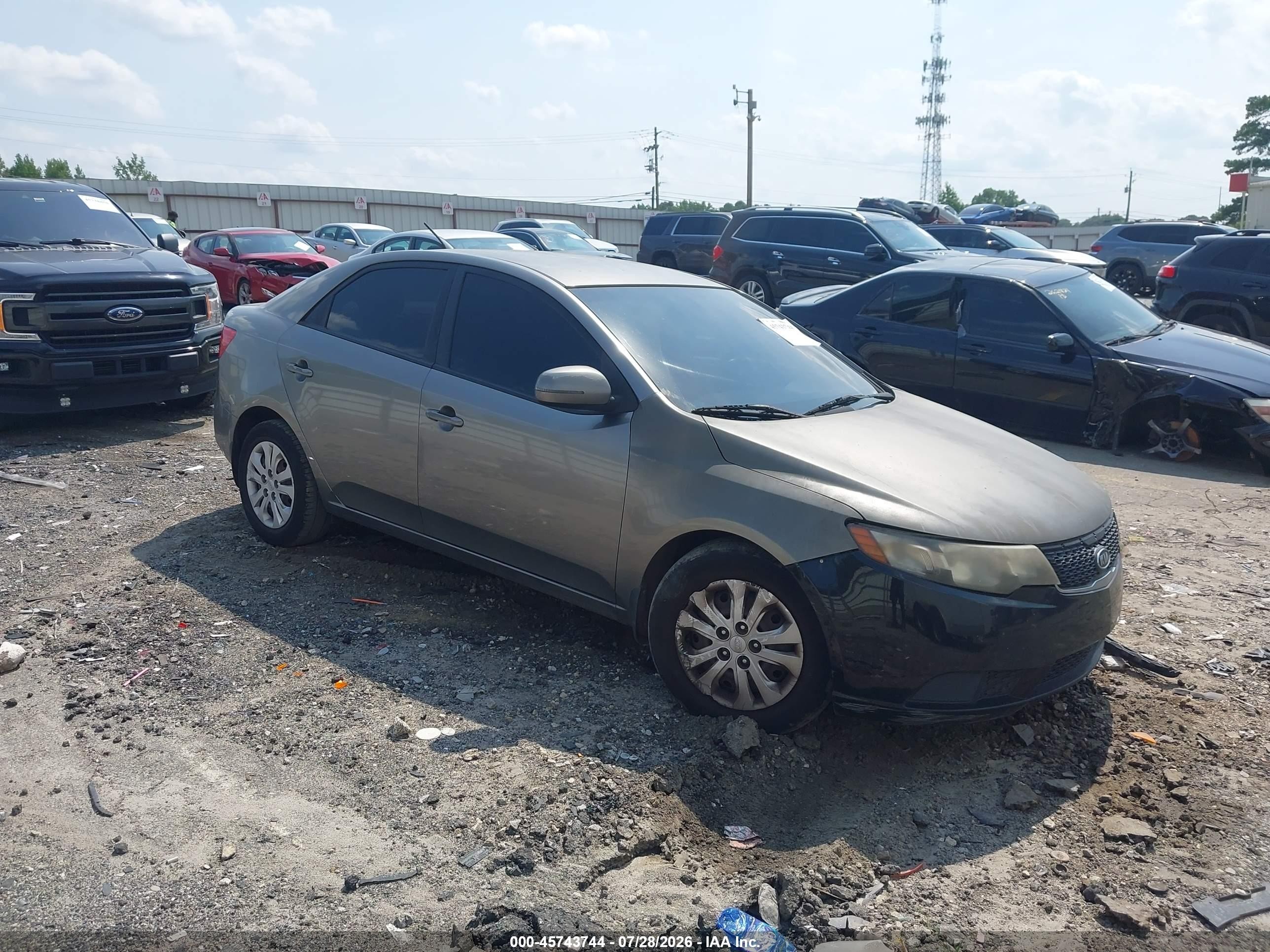 2012 Kia Forte Ex Gray vin: KNAFU4A23C5482201