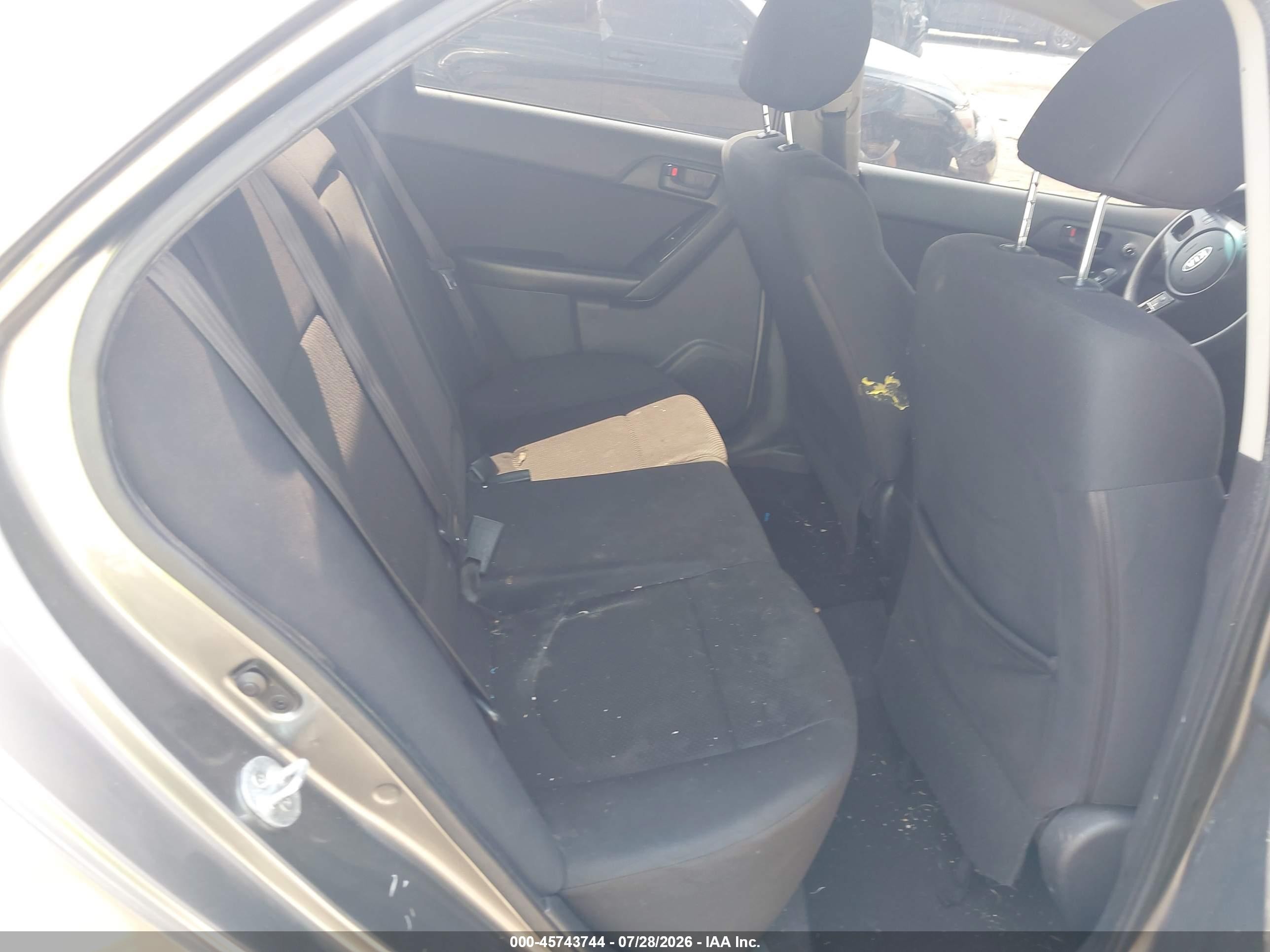 2012 Kia Forte Ex Gray vin: KNAFU4A23C5482201