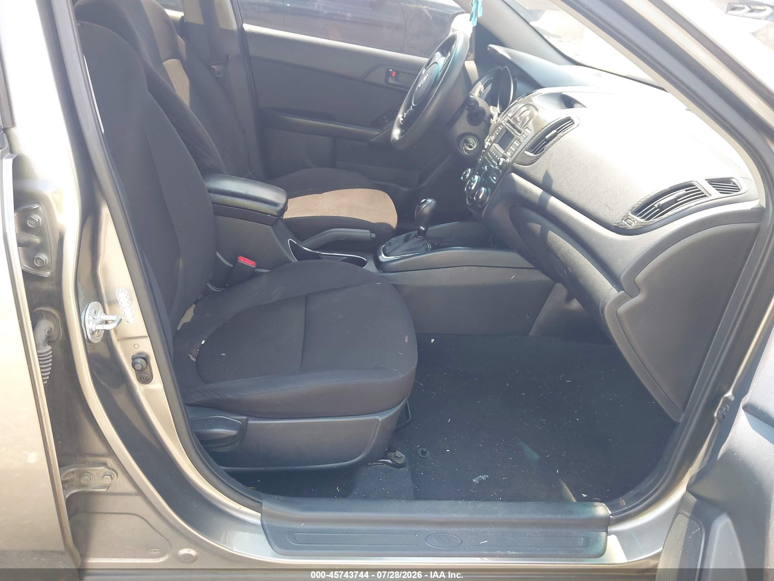 2012 Kia Forte Ex Gray vin: KNAFU4A23C5482201