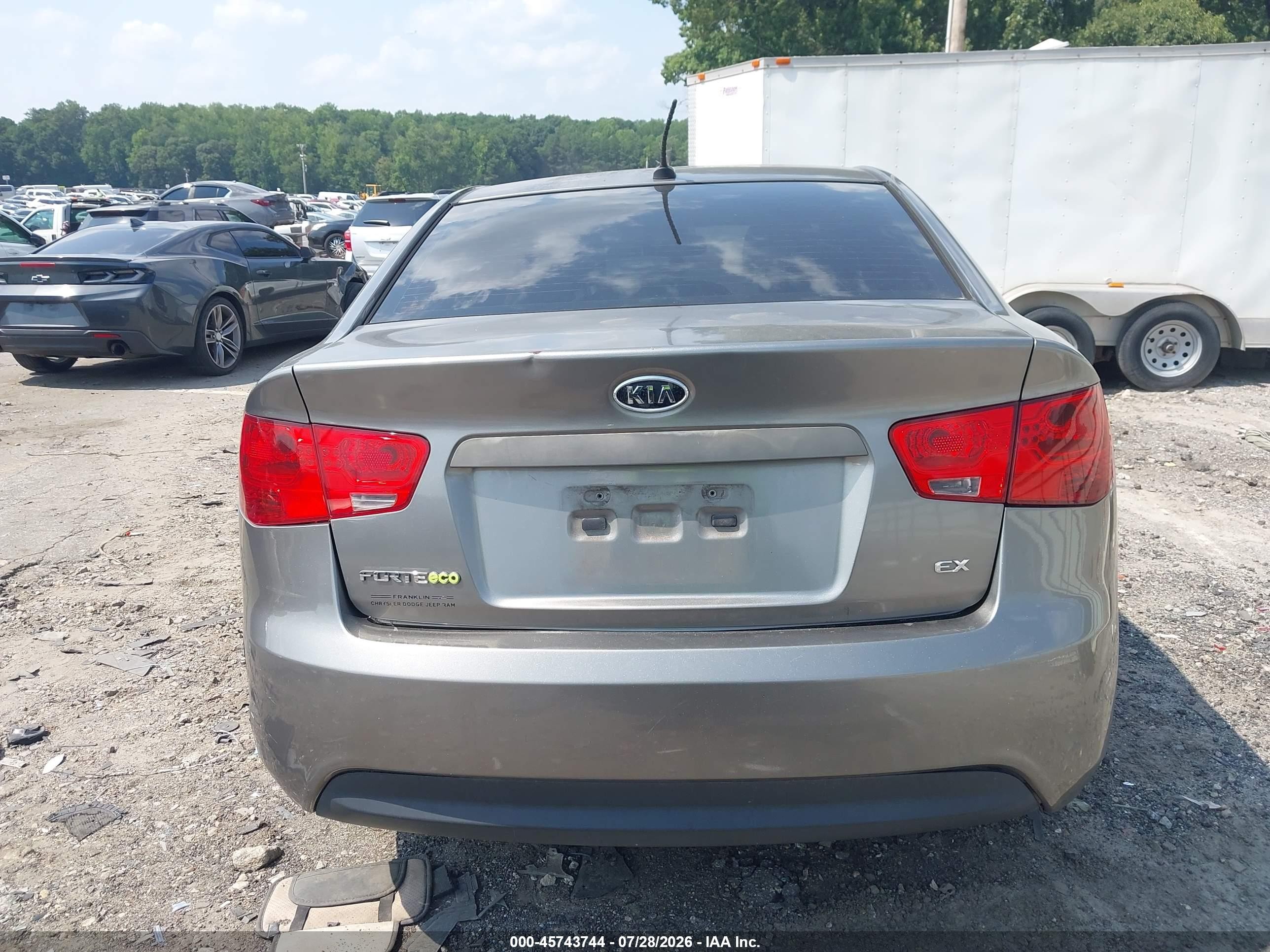 2012 Kia Forte Ex Gray vin: KNAFU4A23C5482201