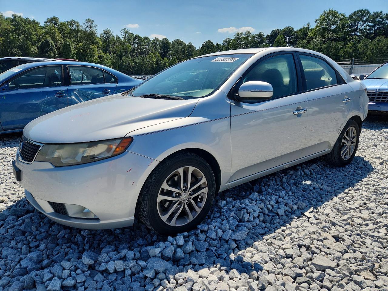 2012 Kia Forte Ex Silver vin: KNAFU4A23C5493876