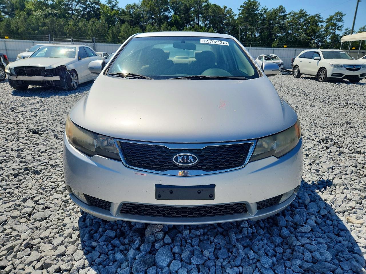 2012 Kia Forte Ex Серебряный vin: KNAFU4A23C5493876