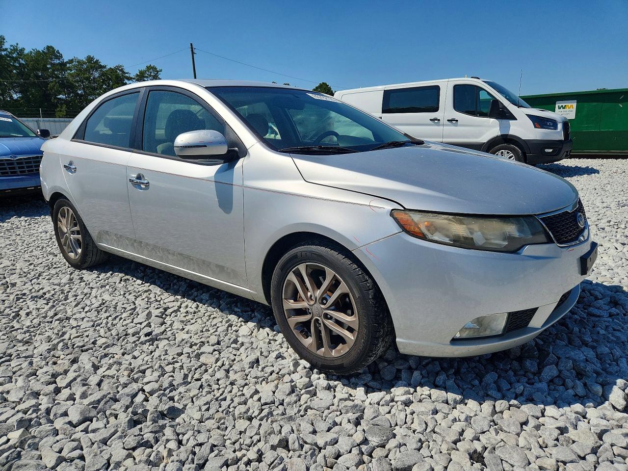 2012 Kia Forte Ex Серебряный vin: KNAFU4A23C5493876