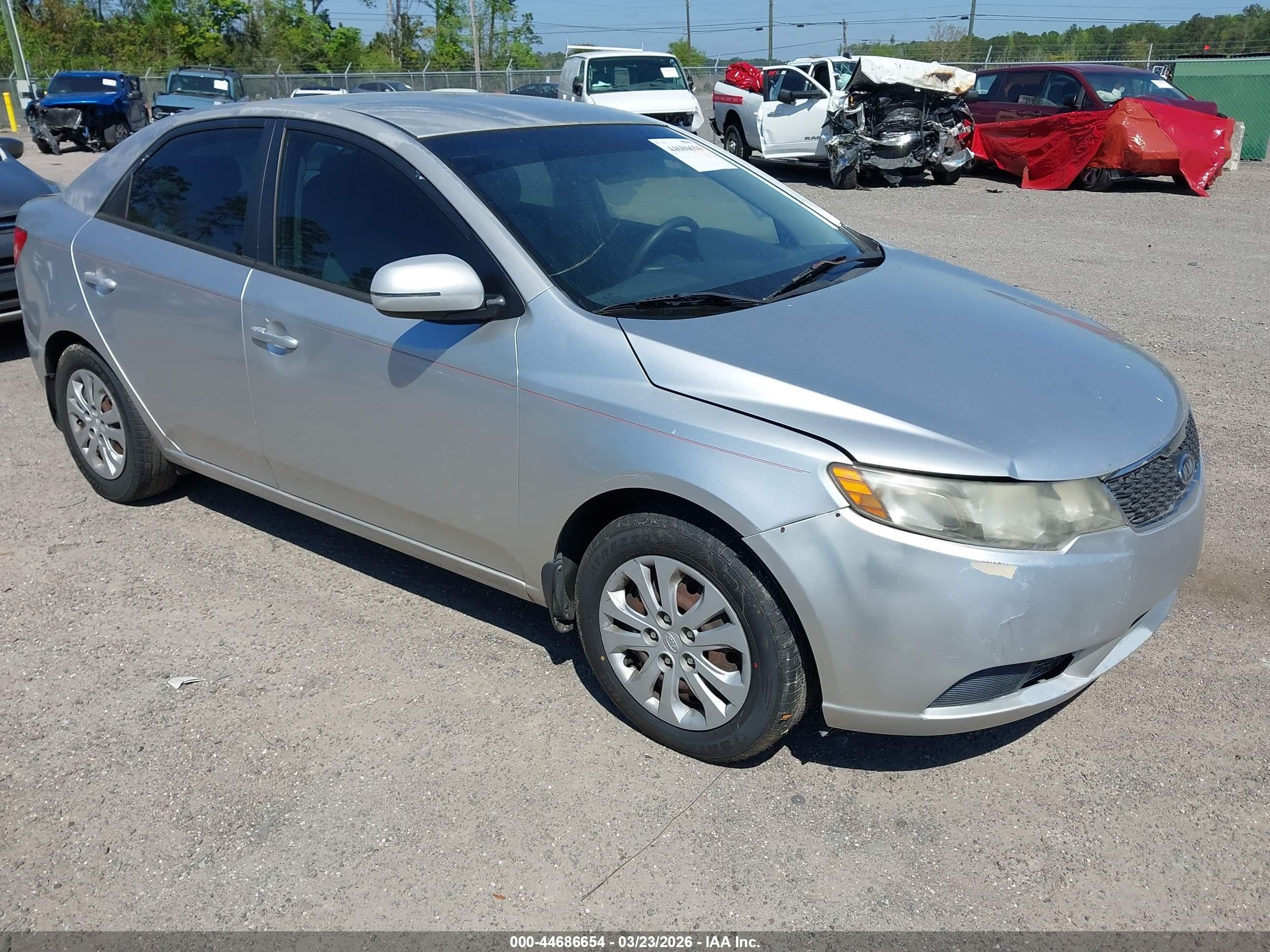 2012 Kia Forte Ex Silver vin: KNAFU4A23C5513382
