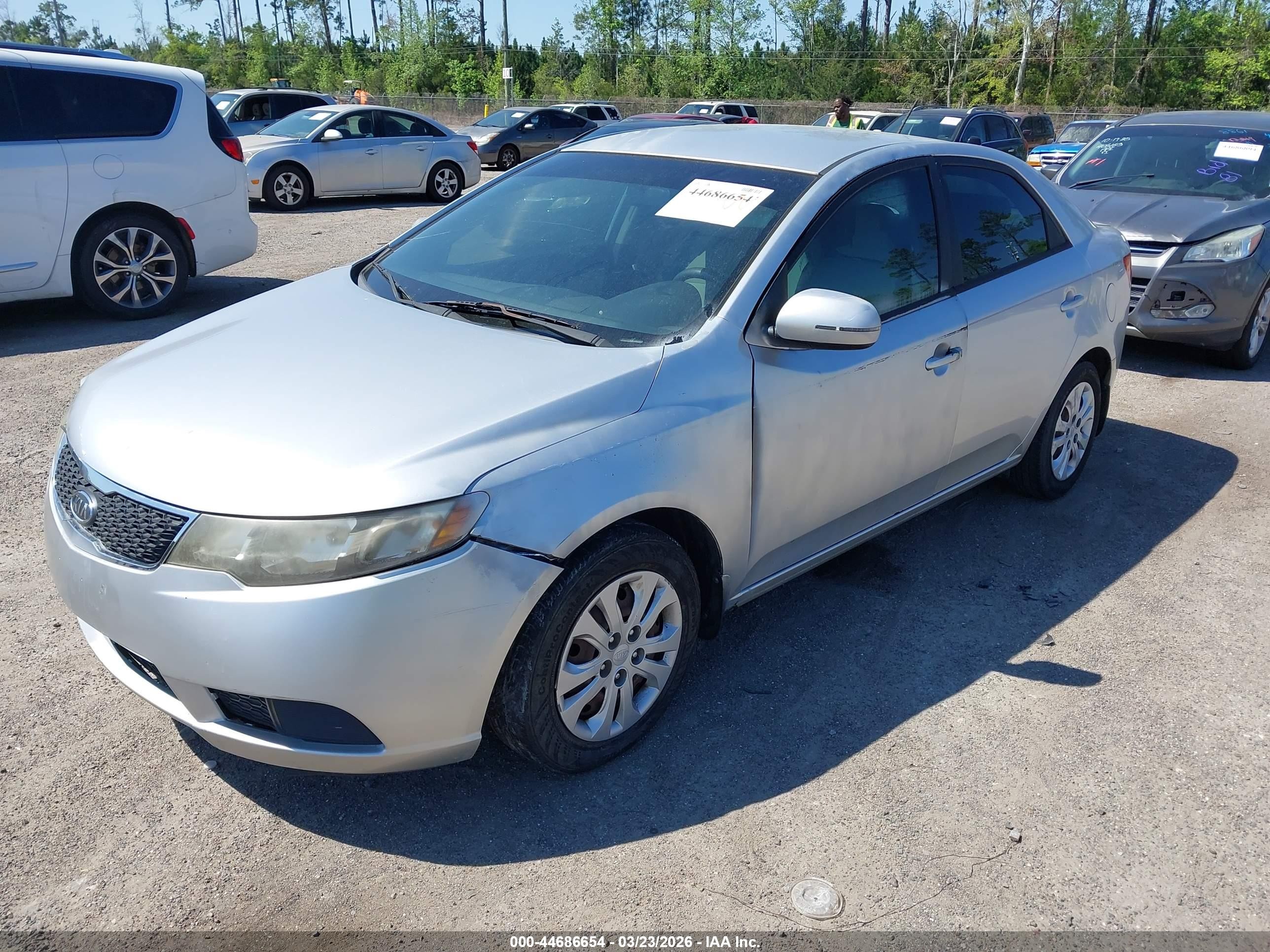 2012 Kia Forte Ex Silver vin: KNAFU4A23C5513382