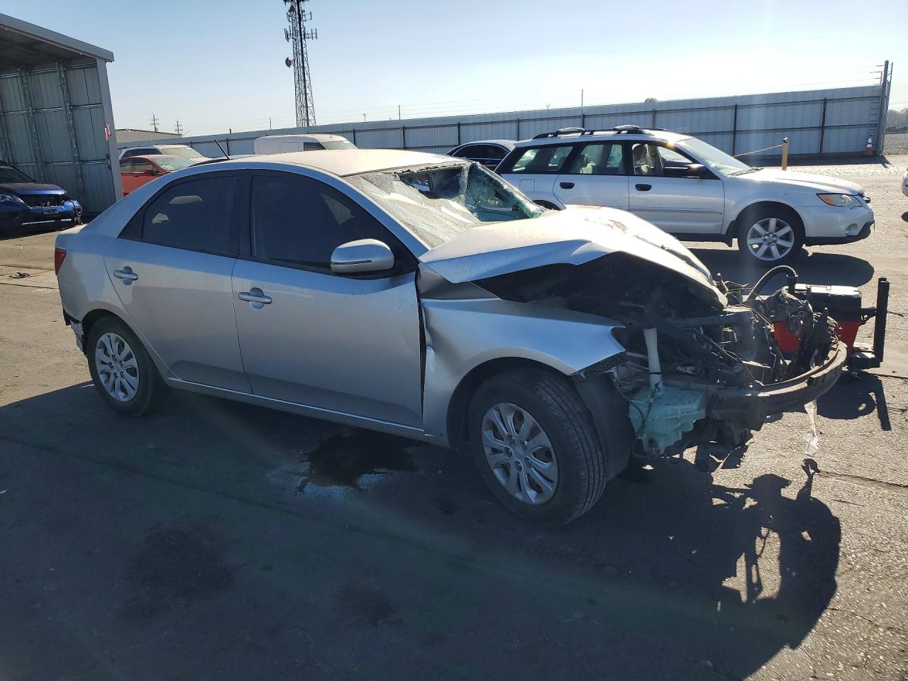 2012 Kia Forte Ex Silver vin: KNAFU4A23C5514063