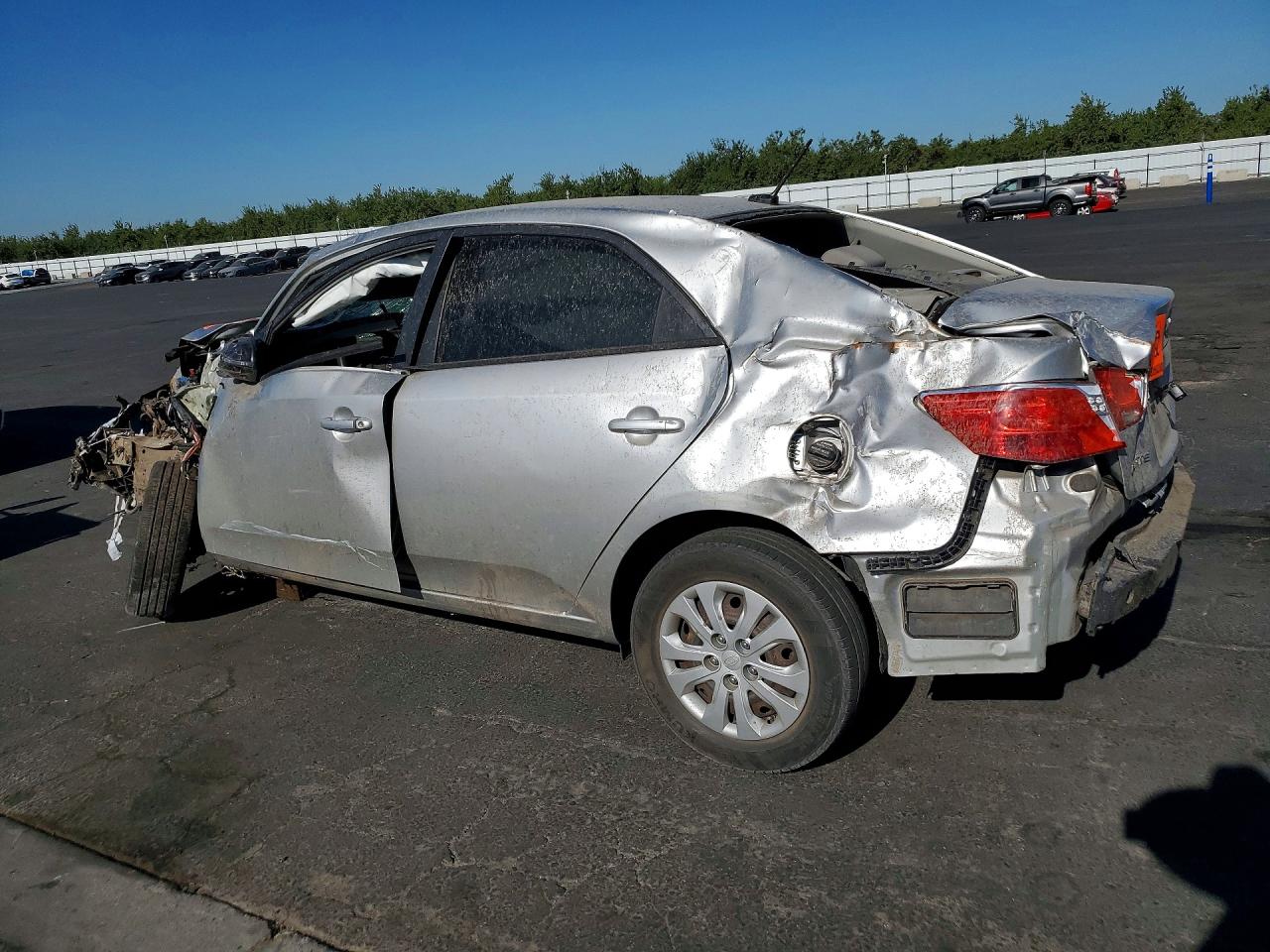 2012 Kia Forte Ex Silver vin: KNAFU4A23C5514063