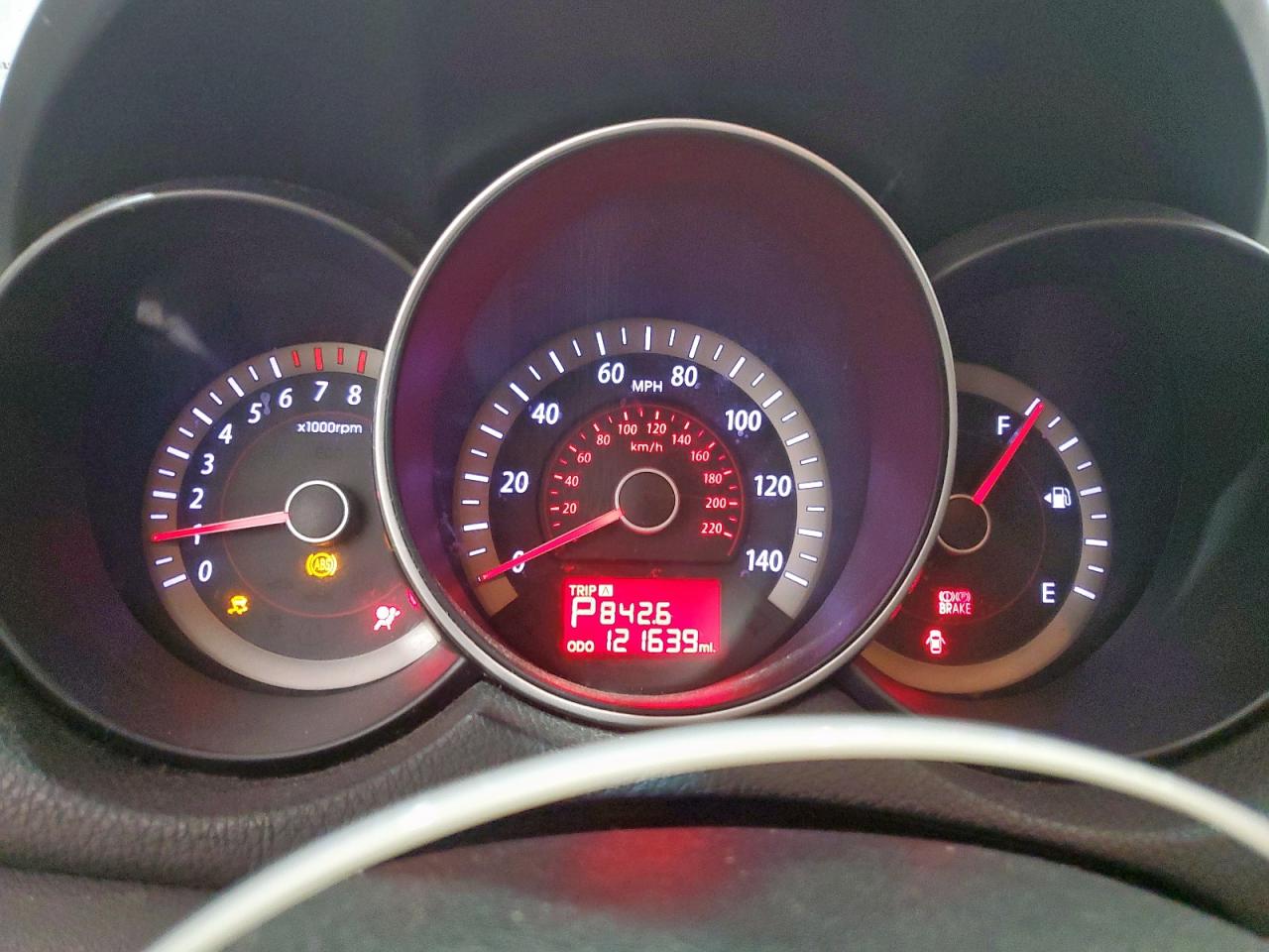 2012 Kia Forte Ex Charcoal vin: KNAFU4A23C5515018