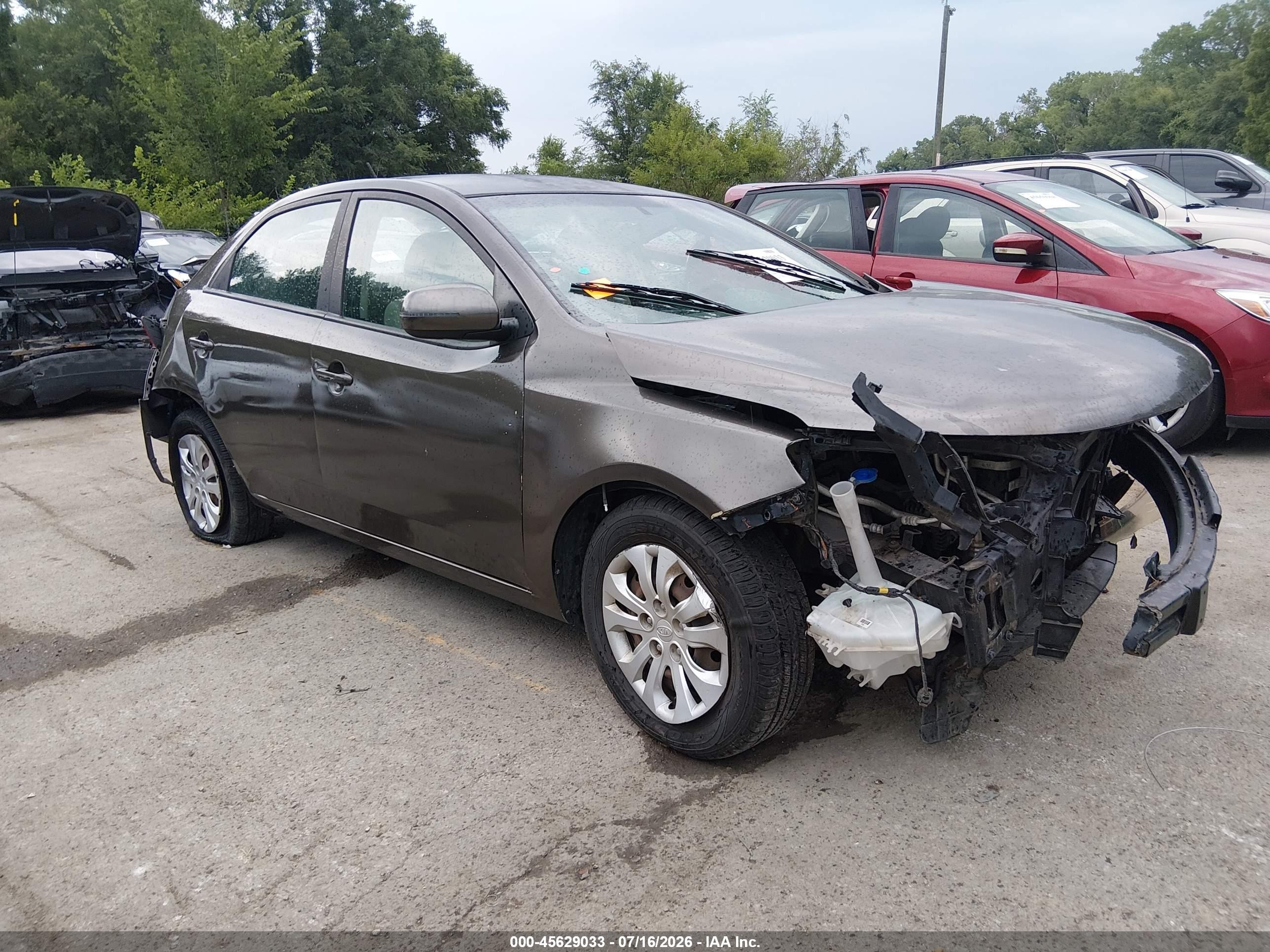 2012 Kia Forte Ex Коричневый vin: KNAFU4A23C5526245