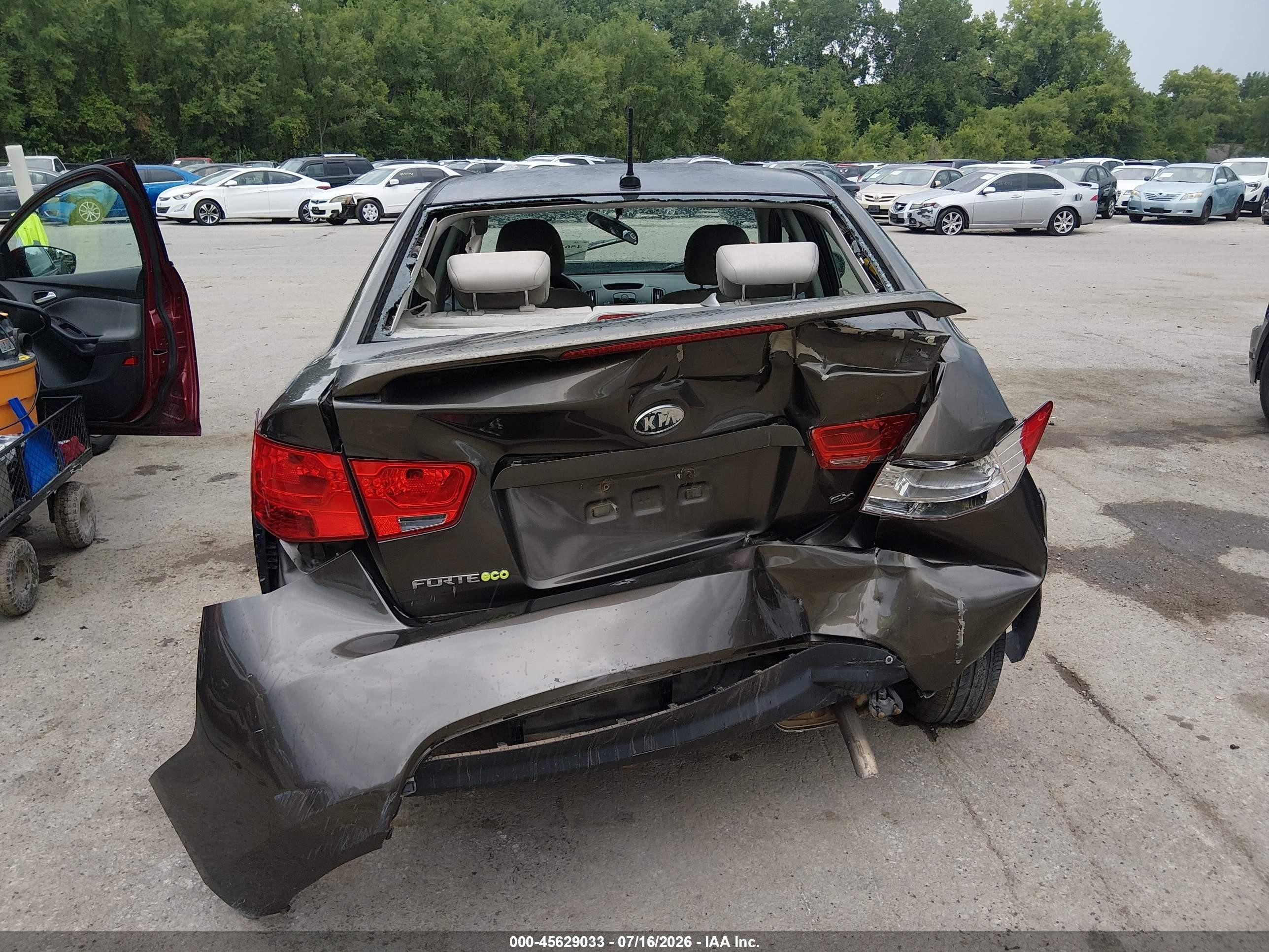 2012 Kia Forte Ex Коричневый vin: KNAFU4A23C5526245