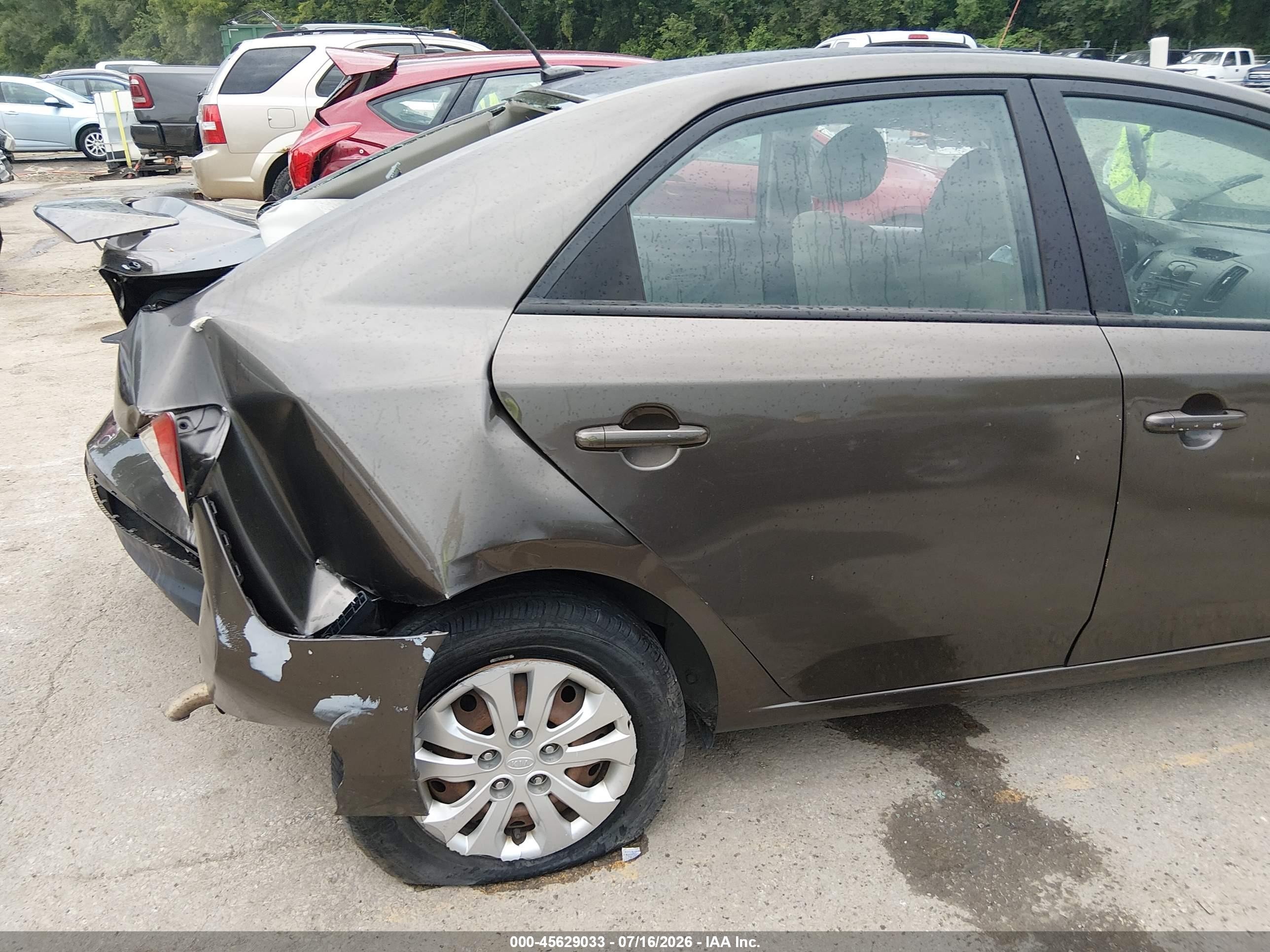 2012 Kia Forte Ex Коричневый vin: KNAFU4A23C5526245