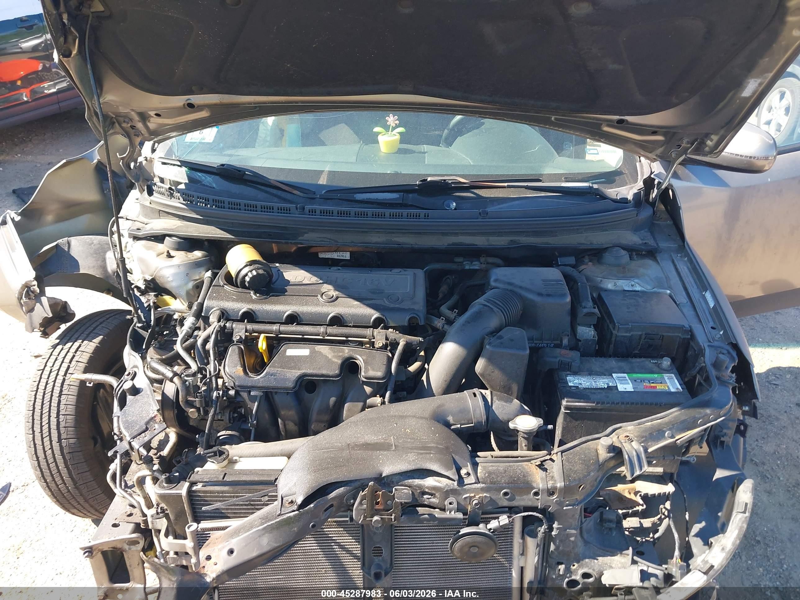 2012 Kia Forte Ex Серый vin: KNAFU4A23C5534054