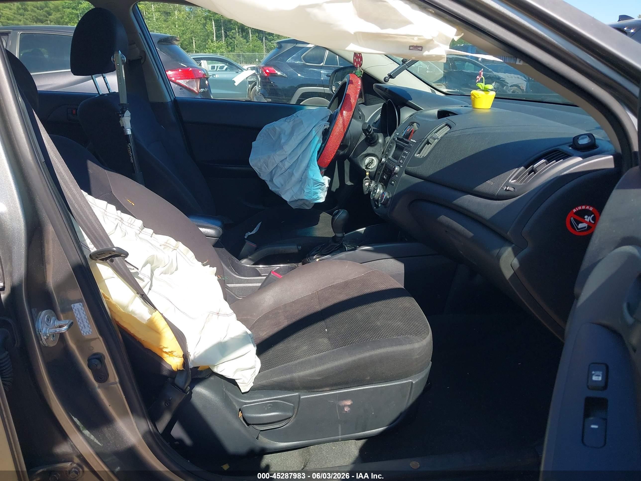 2012 Kia Forte Ex Серый vin: KNAFU4A23C5534054