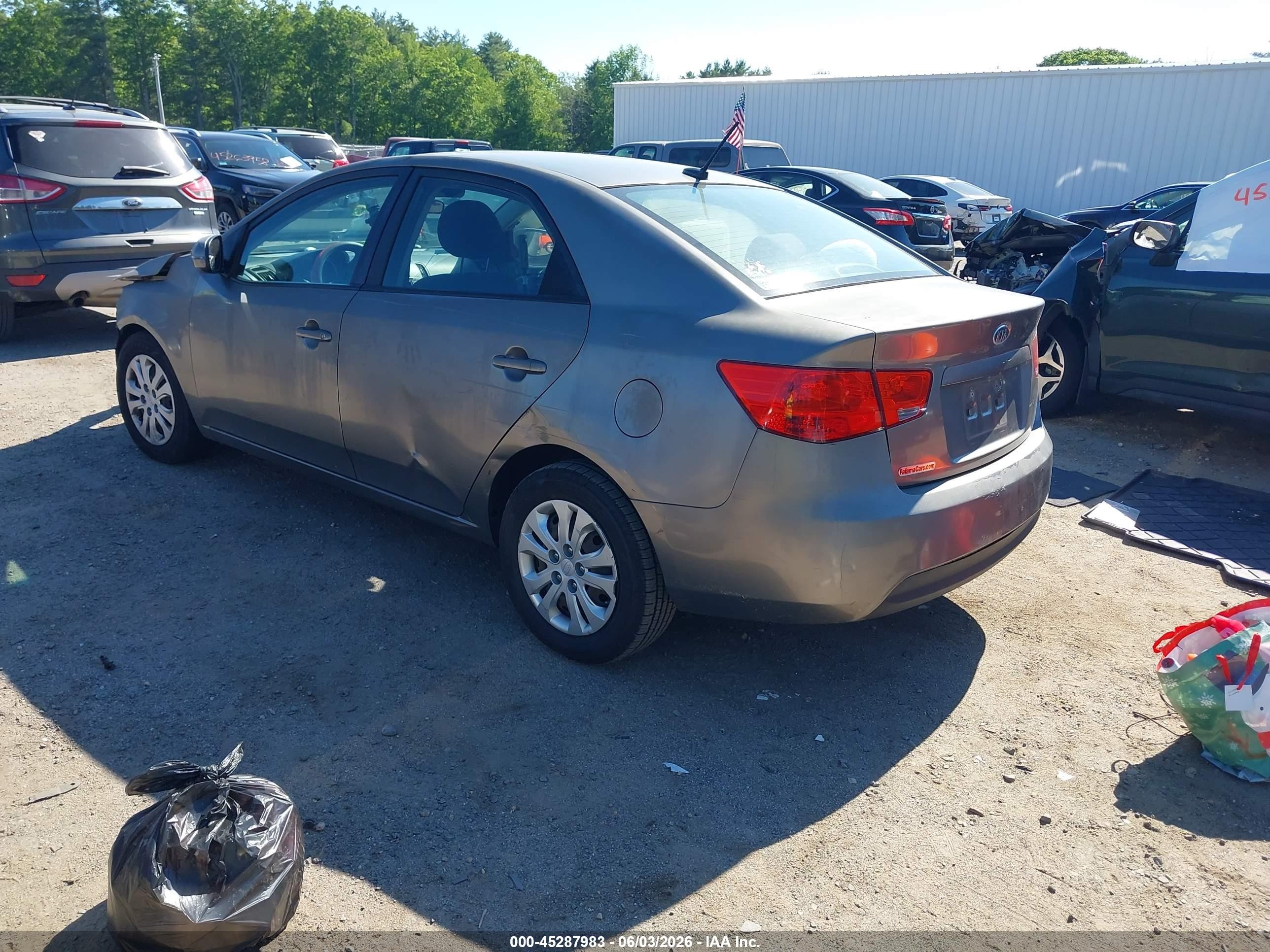 2012 Kia Forte Ex Серый vin: KNAFU4A23C5534054