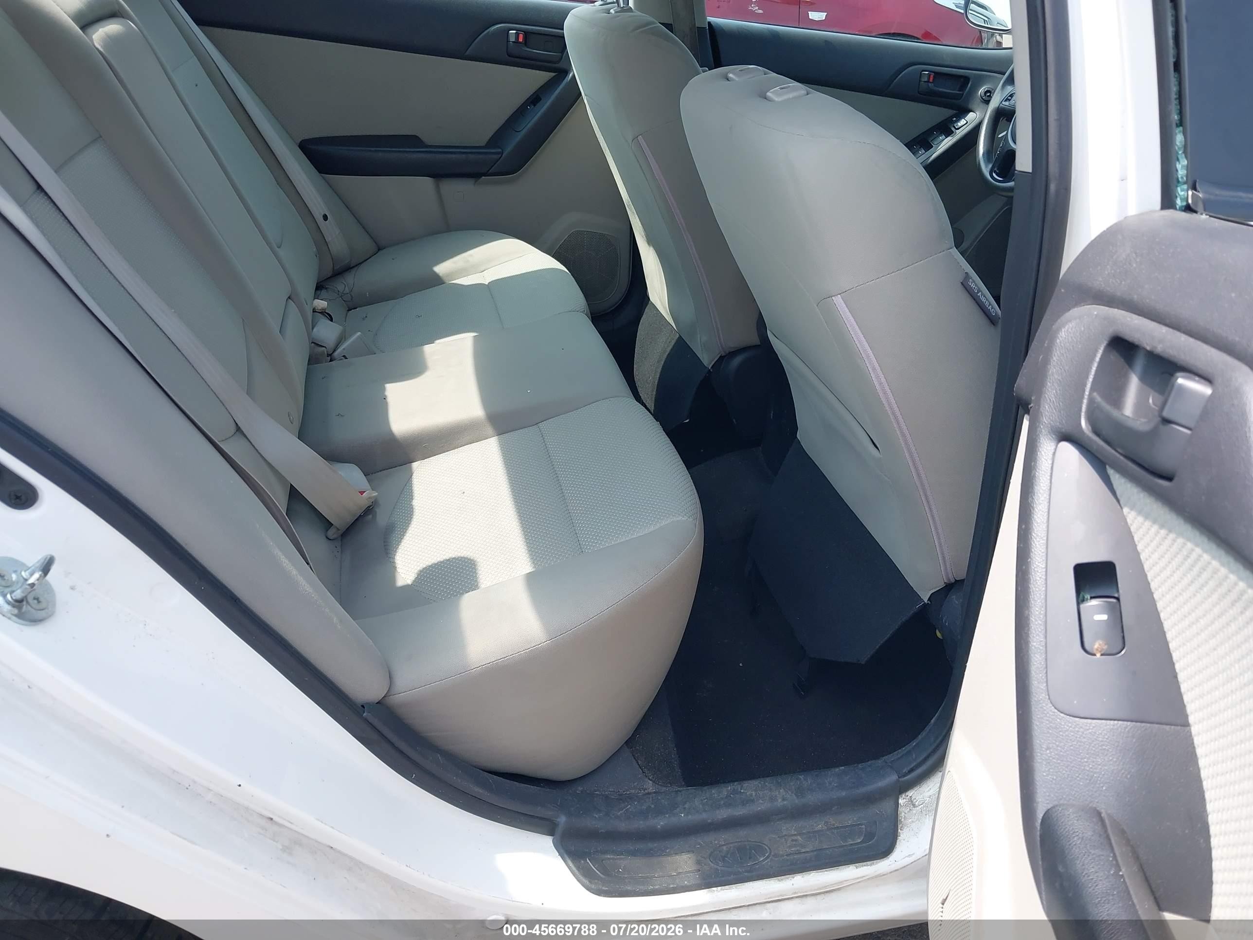 2012 Kia Forte Ex White vin: KNAFU4A23C5566700