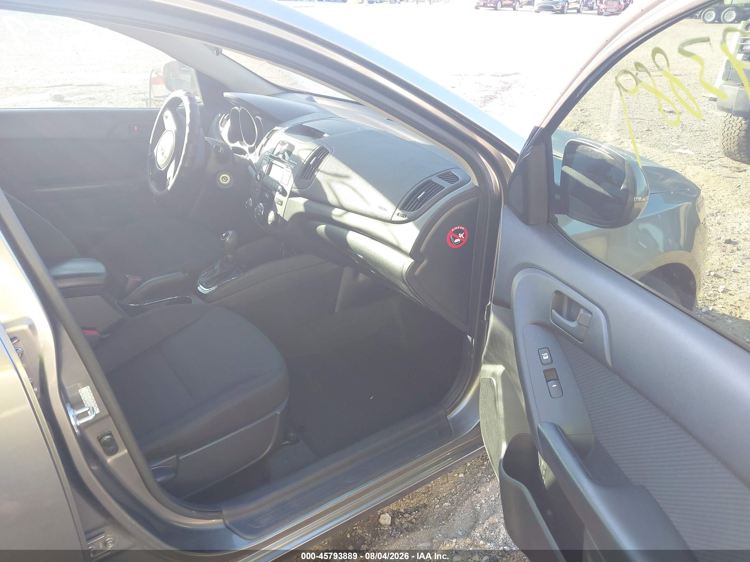 2012 Kia Forte Ex Серый vin: KNAFU4A23C5585280