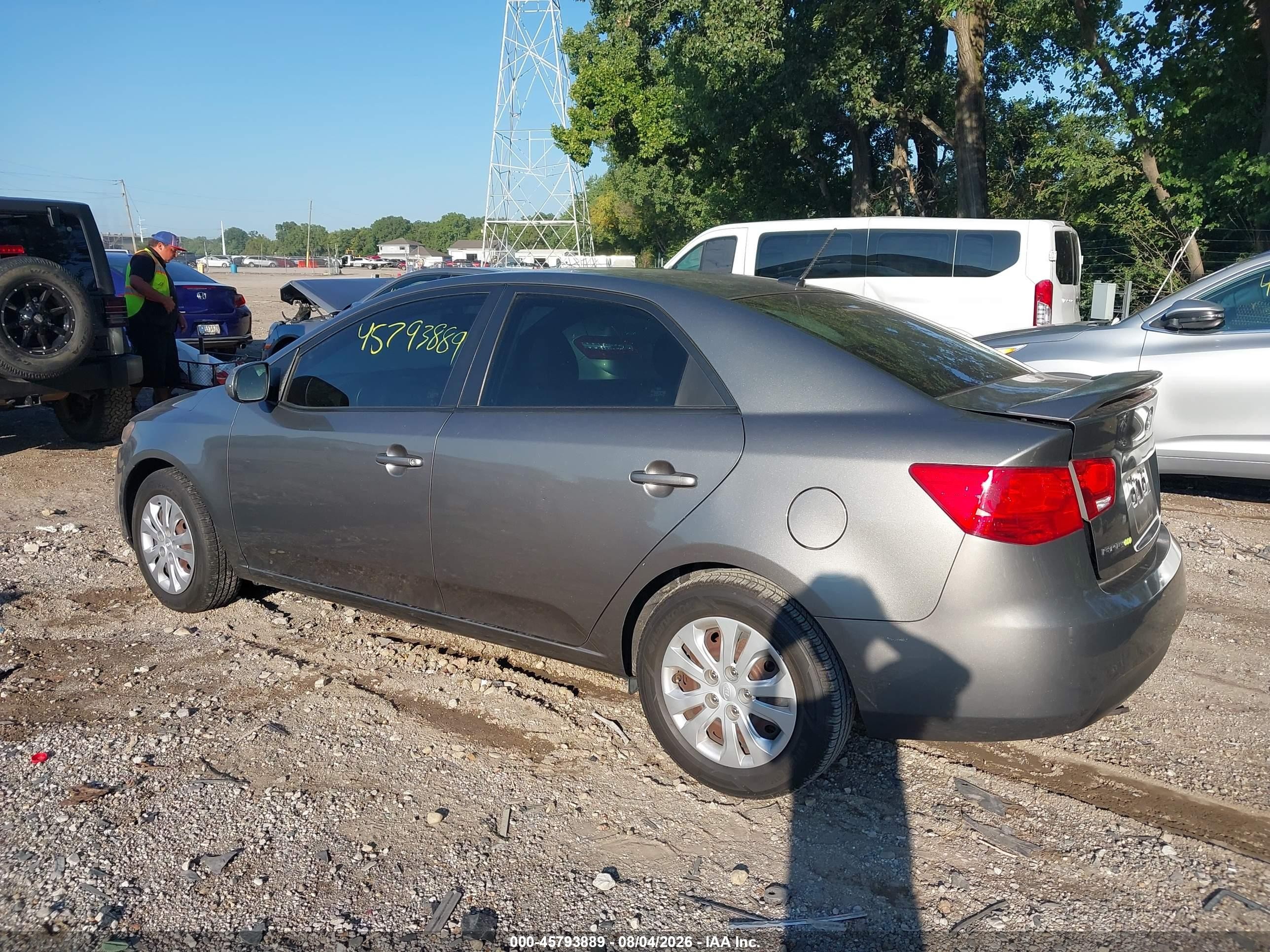 2012 Kia Forte Ex Серый vin: KNAFU4A23C5585280