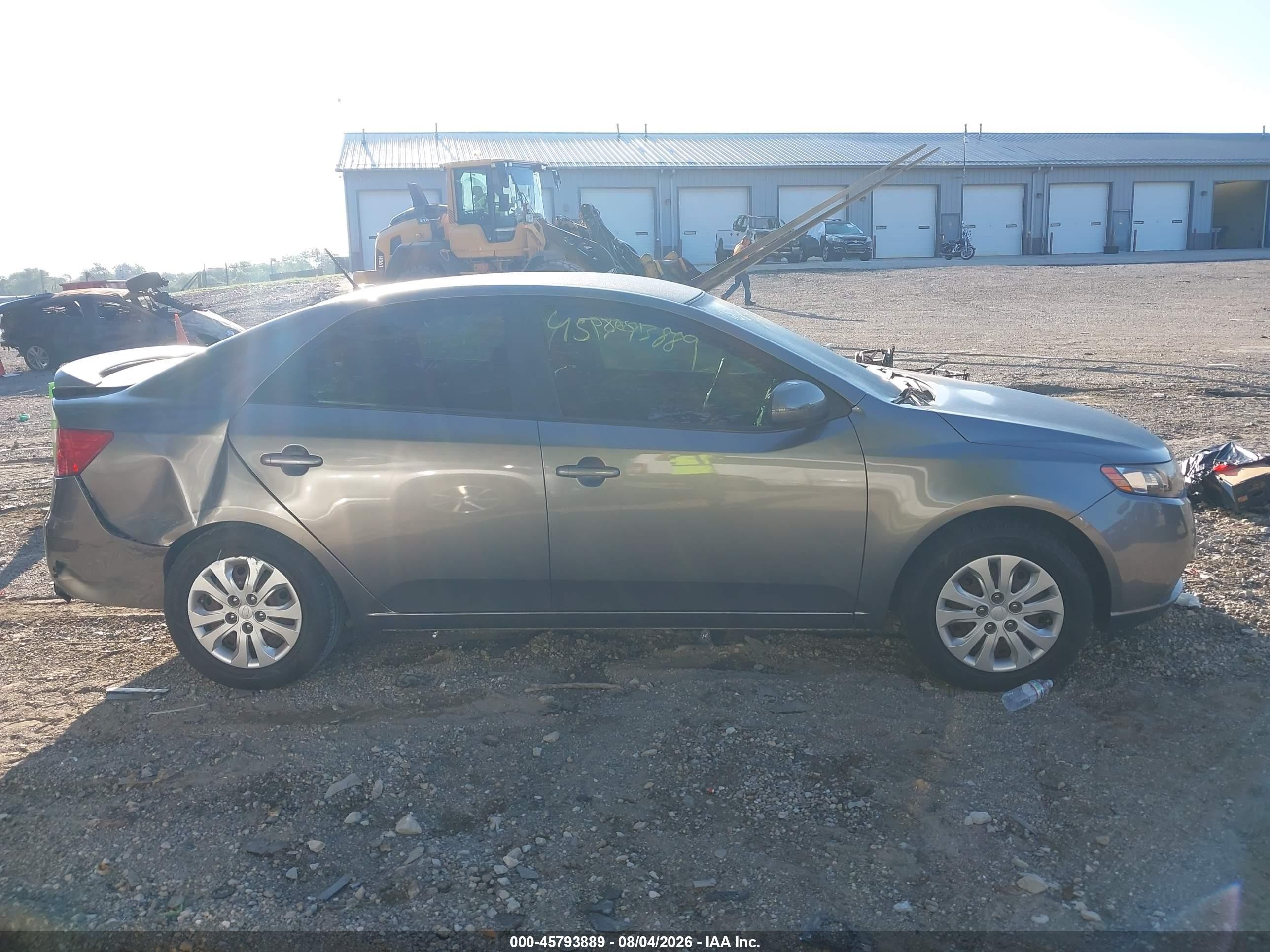 2012 Kia Forte Ex Серый vin: KNAFU4A23C5585280