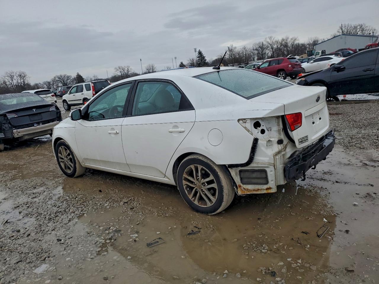 2012 Kia Forte Ex Белый vin: KNAFU4A23C5585344