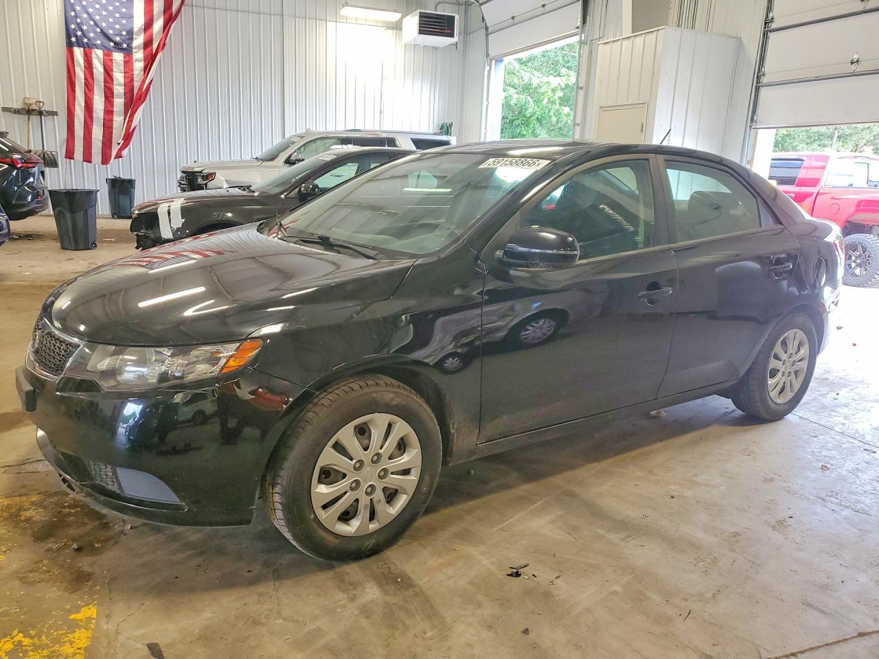 2013 Kia Forte Black vin: KNAFU4A23C5609707