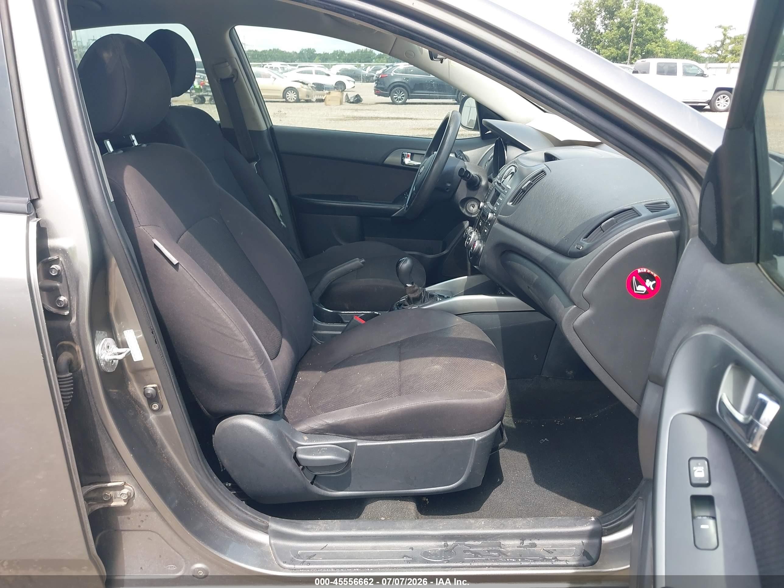 2013 Kia Forte Ex Silver vin: KNAFU4A23D5649206
