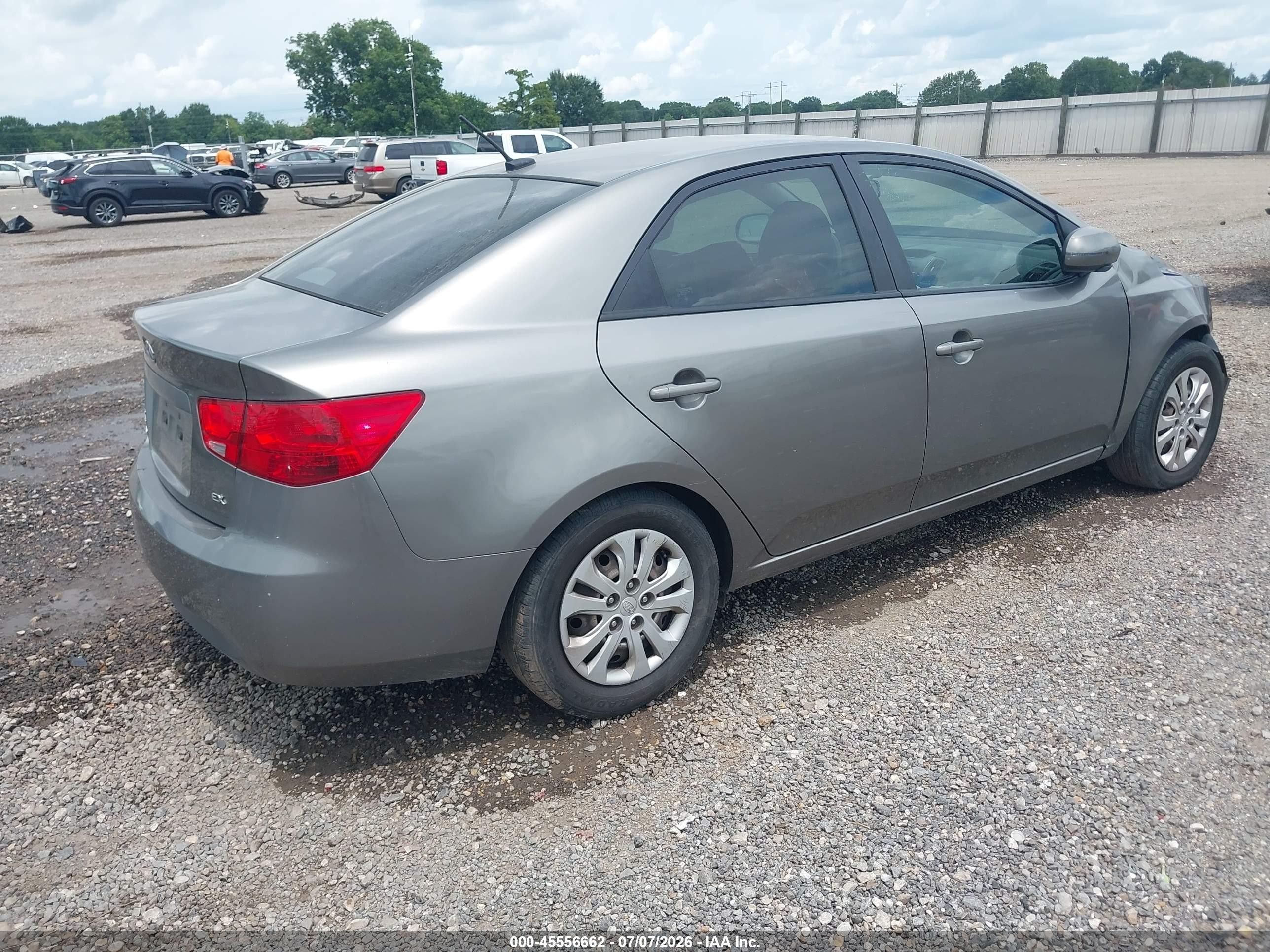 2013 Kia Forte Ex Silver vin: KNAFU4A23D5649206