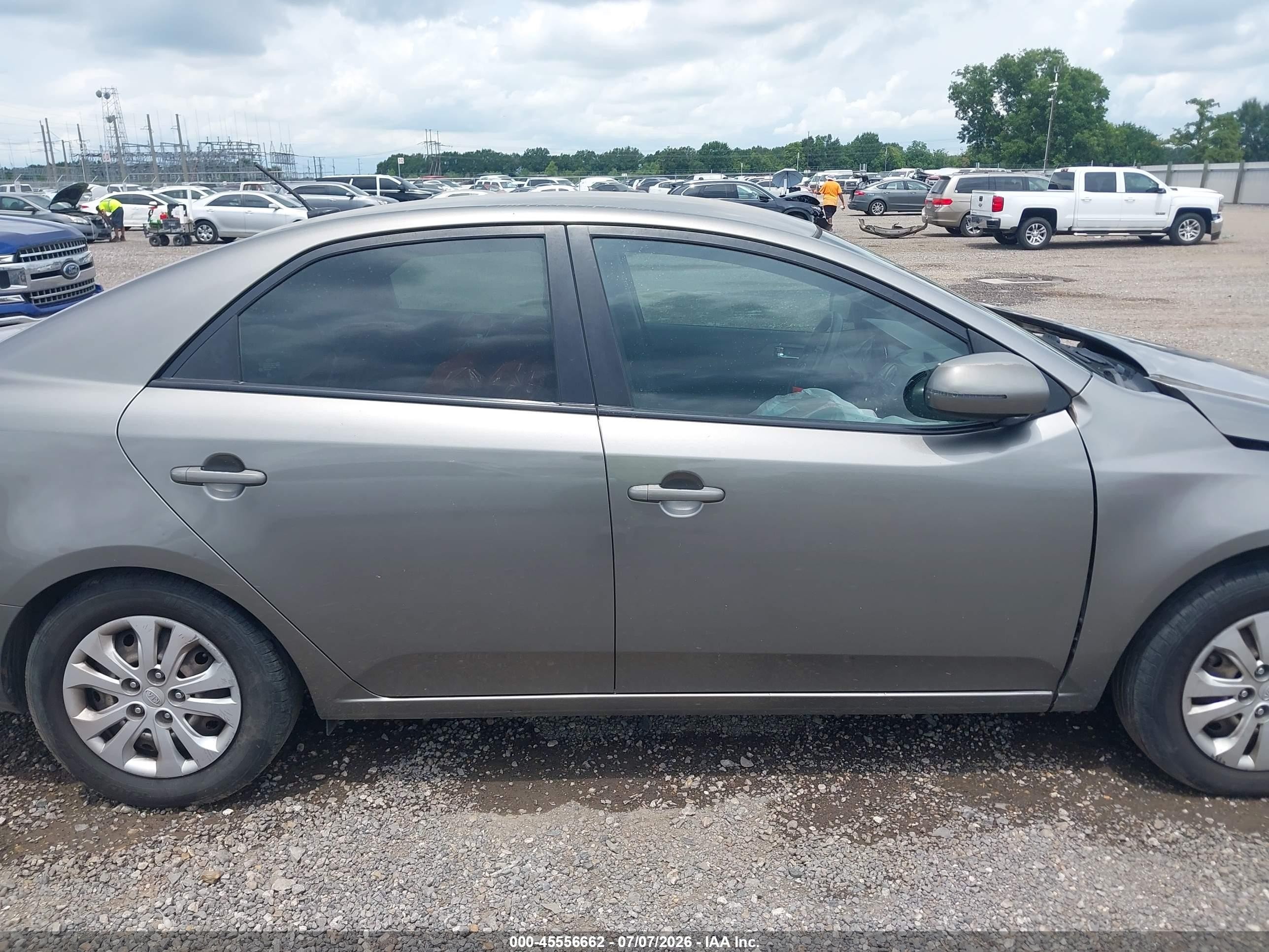 2013 Kia Forte Ex Silver vin: KNAFU4A23D5649206