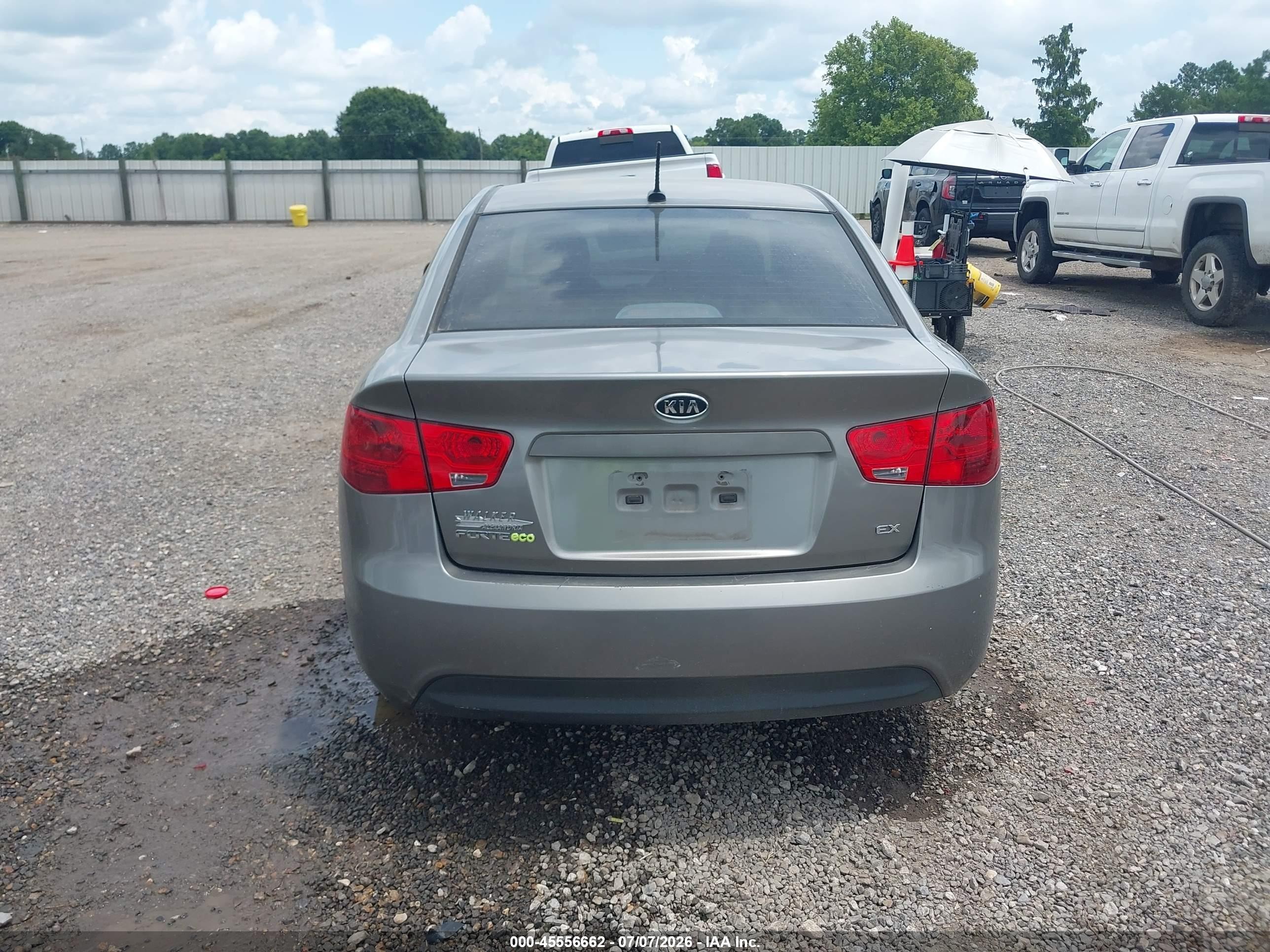 2013 Kia Forte Ex Silver vin: KNAFU4A23D5649206