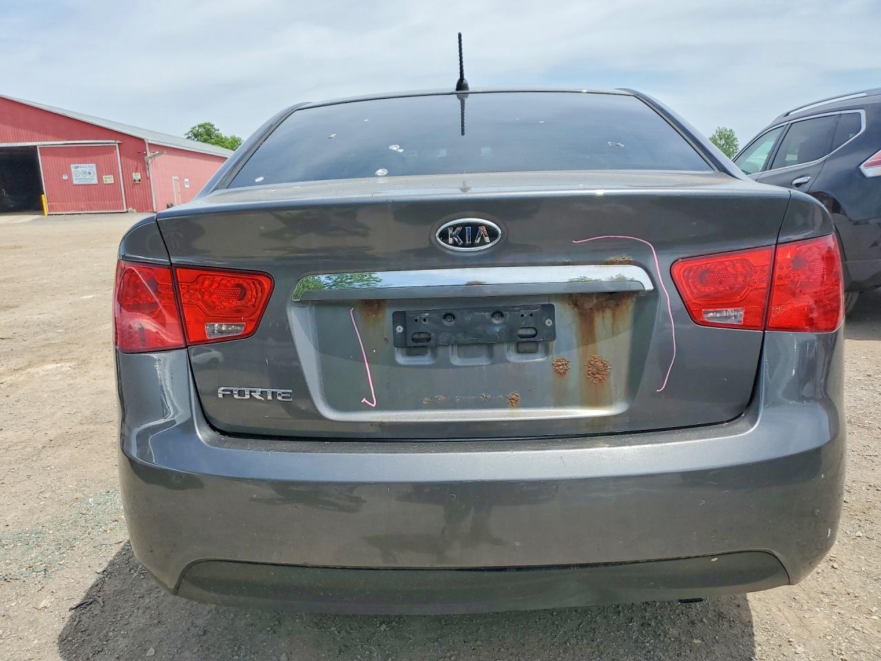 2013 Kia Forte Ex Gray vin: KNAFU4A23D5724664