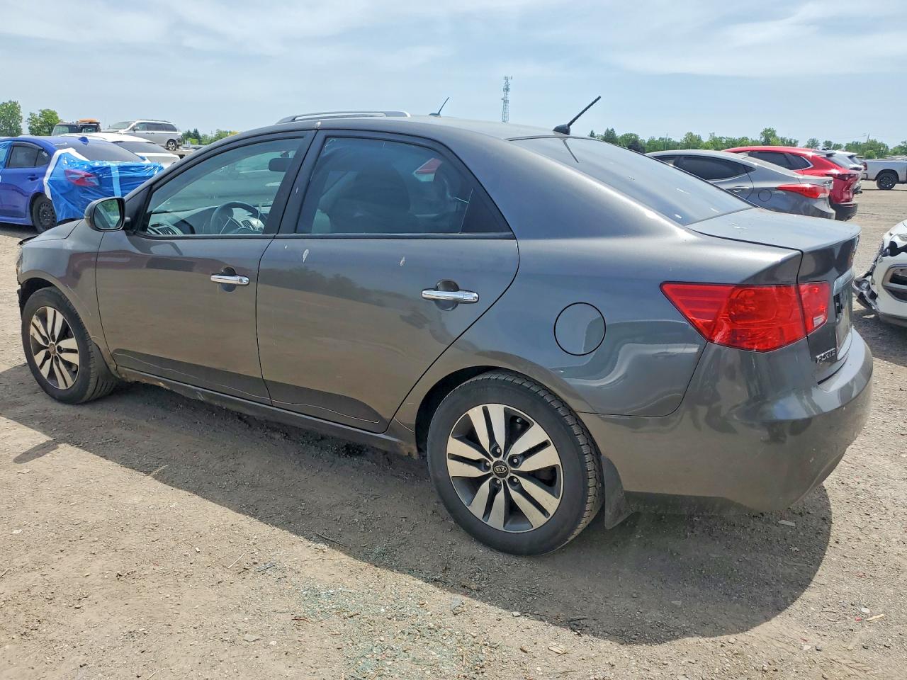 2013 Kia Forte Ex Gray vin: KNAFU4A23D5724664