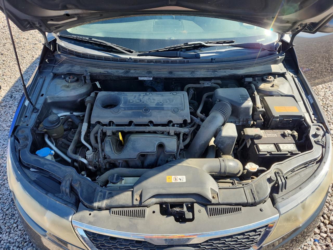 2013 Kia Forte Ex Gray vin: KNAFU4A23D5729668