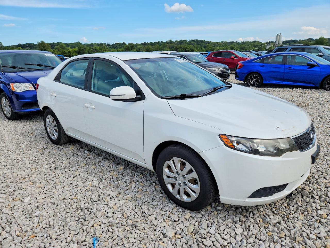 2013 Kia Forte Ex White vin: KNAFU4A23D5735616