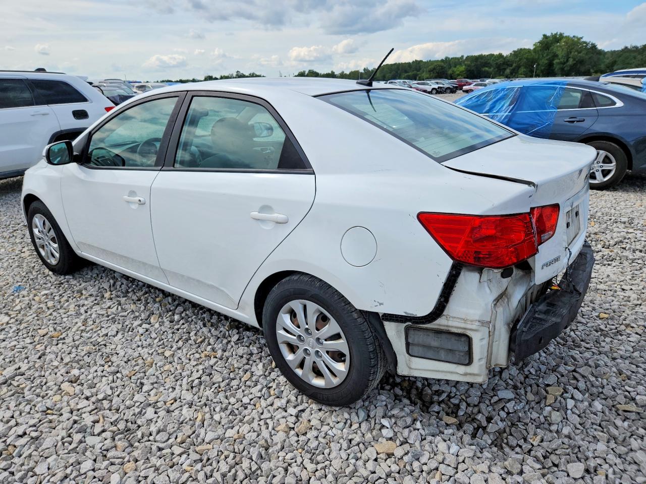 2013 Kia Forte Ex White vin: KNAFU4A23D5735616