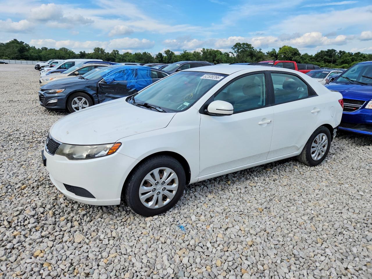 2013 Kia Forte Ex Белый vin: KNAFU4A23D5735616