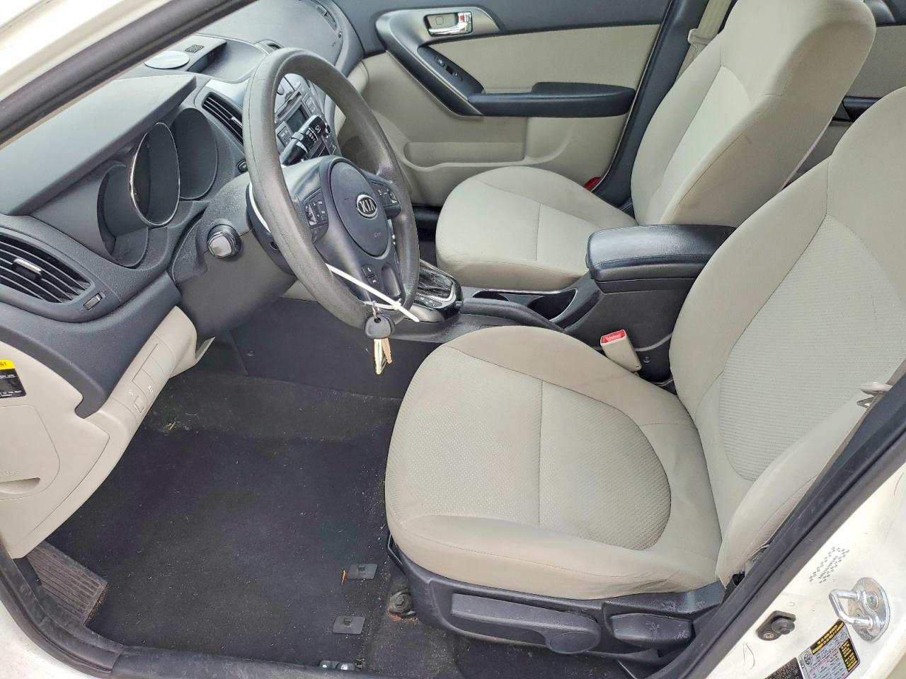 2013 Kia Forte Ex White vin: KNAFU4A23D5735616