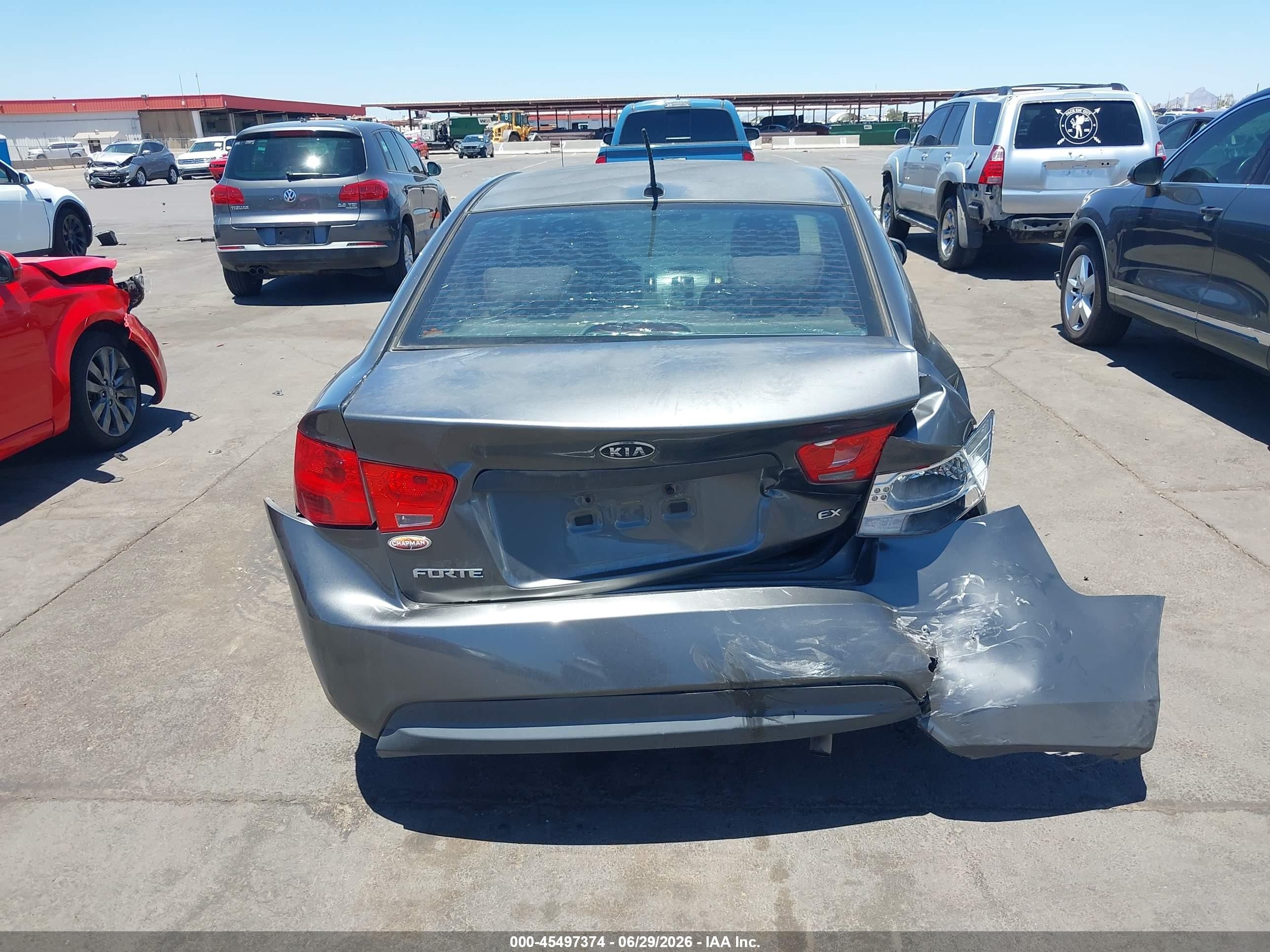 2013 Kia Forte Ex Gray vin: KNAFU4A23D5737074