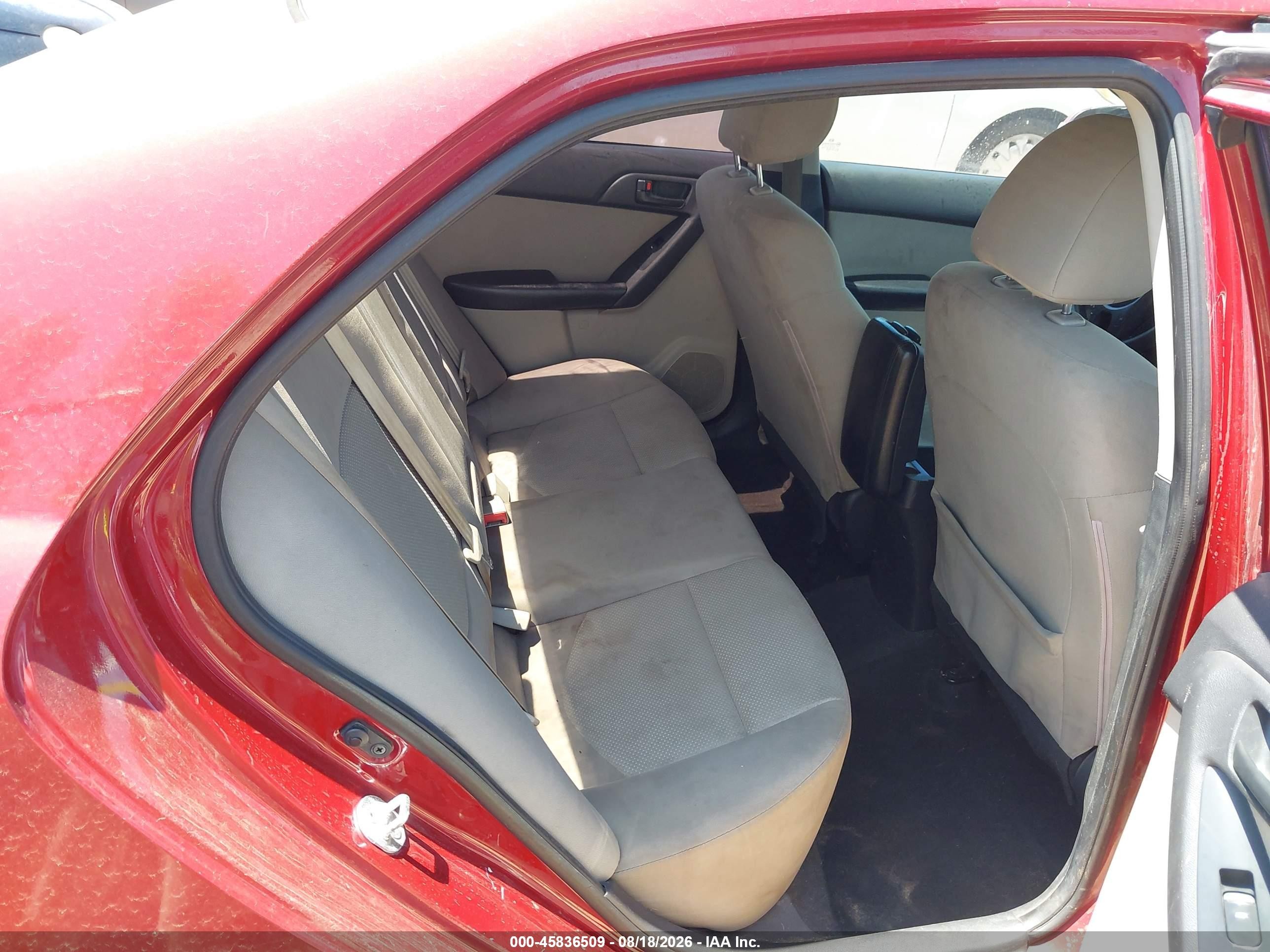 2010 Kia Forte Ex Red vin: KNAFU4A24A5115675