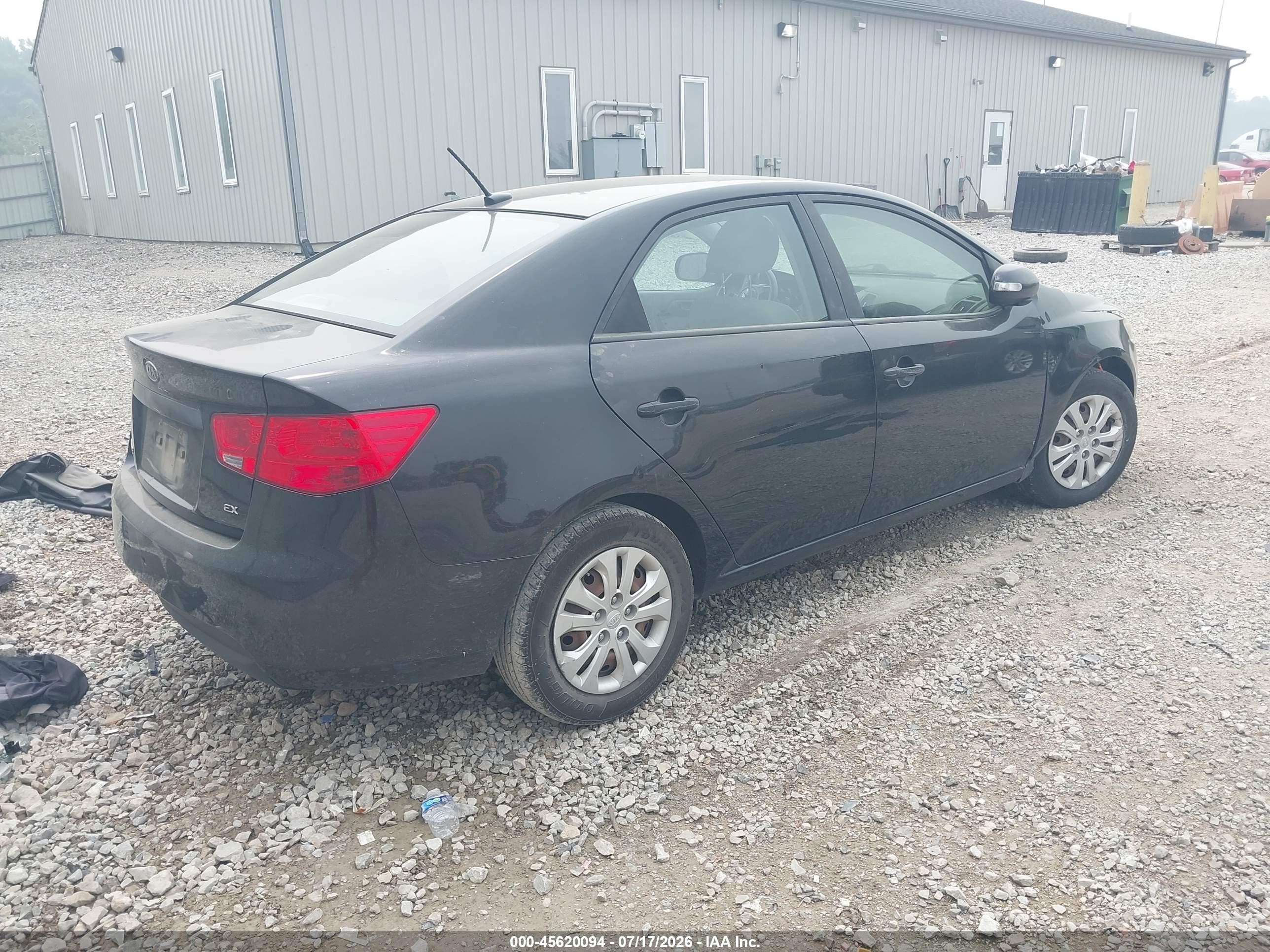 2010 Kia Forte Ex Black vin: KNAFU4A24A5270792