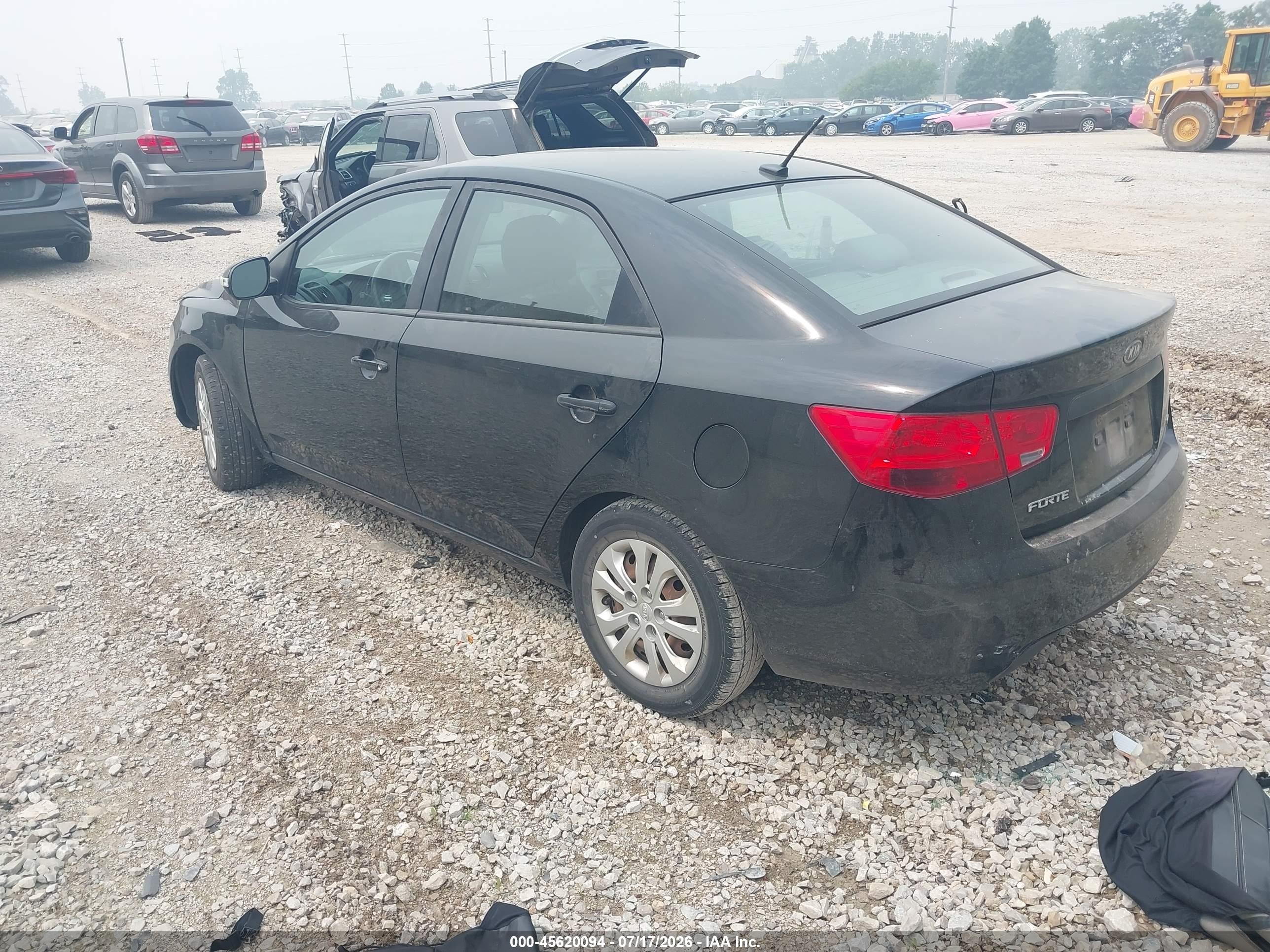 2010 Kia Forte Ex Black vin: KNAFU4A24A5270792