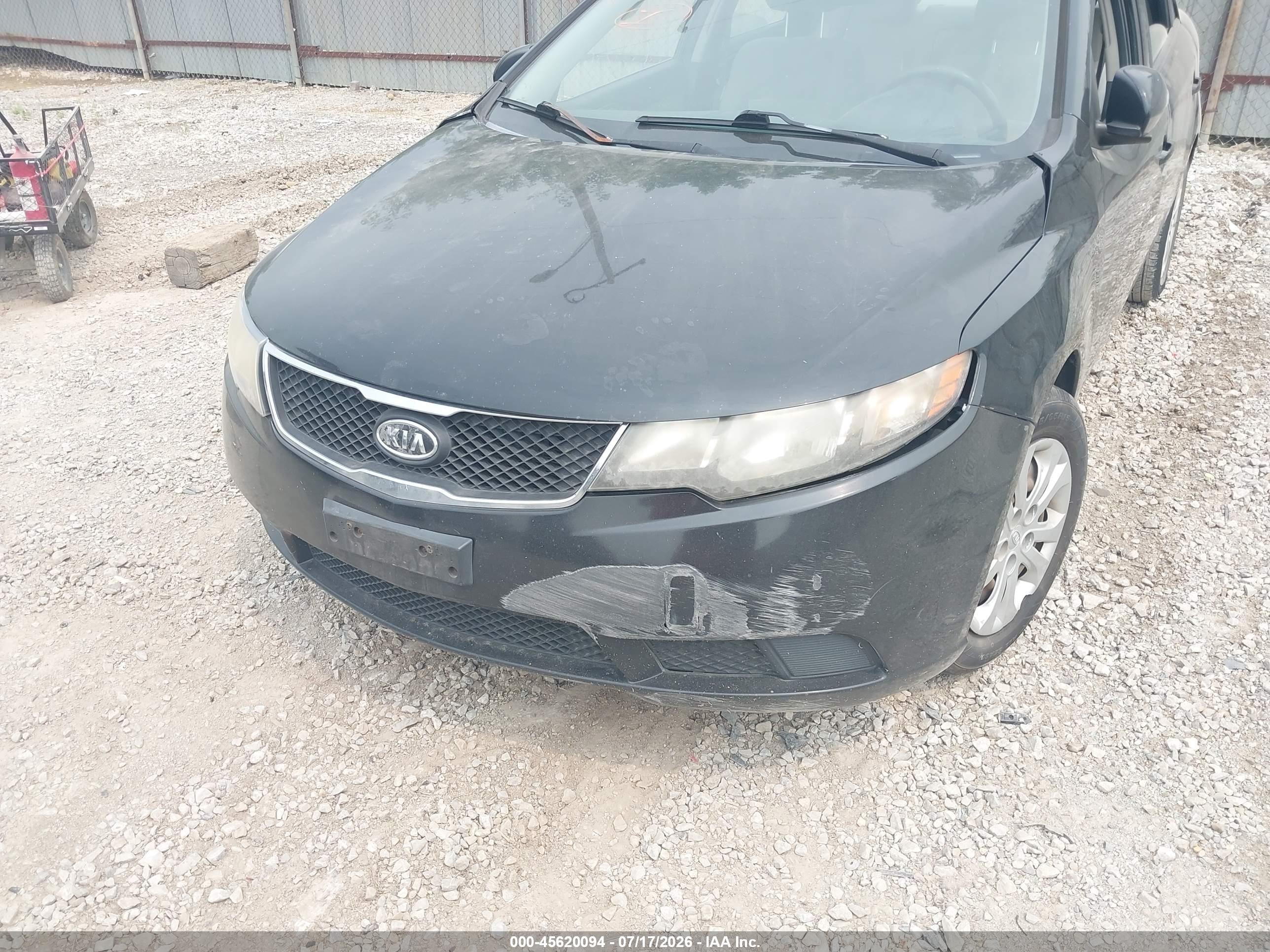 2010 Kia Forte Ex Black vin: KNAFU4A24A5270792