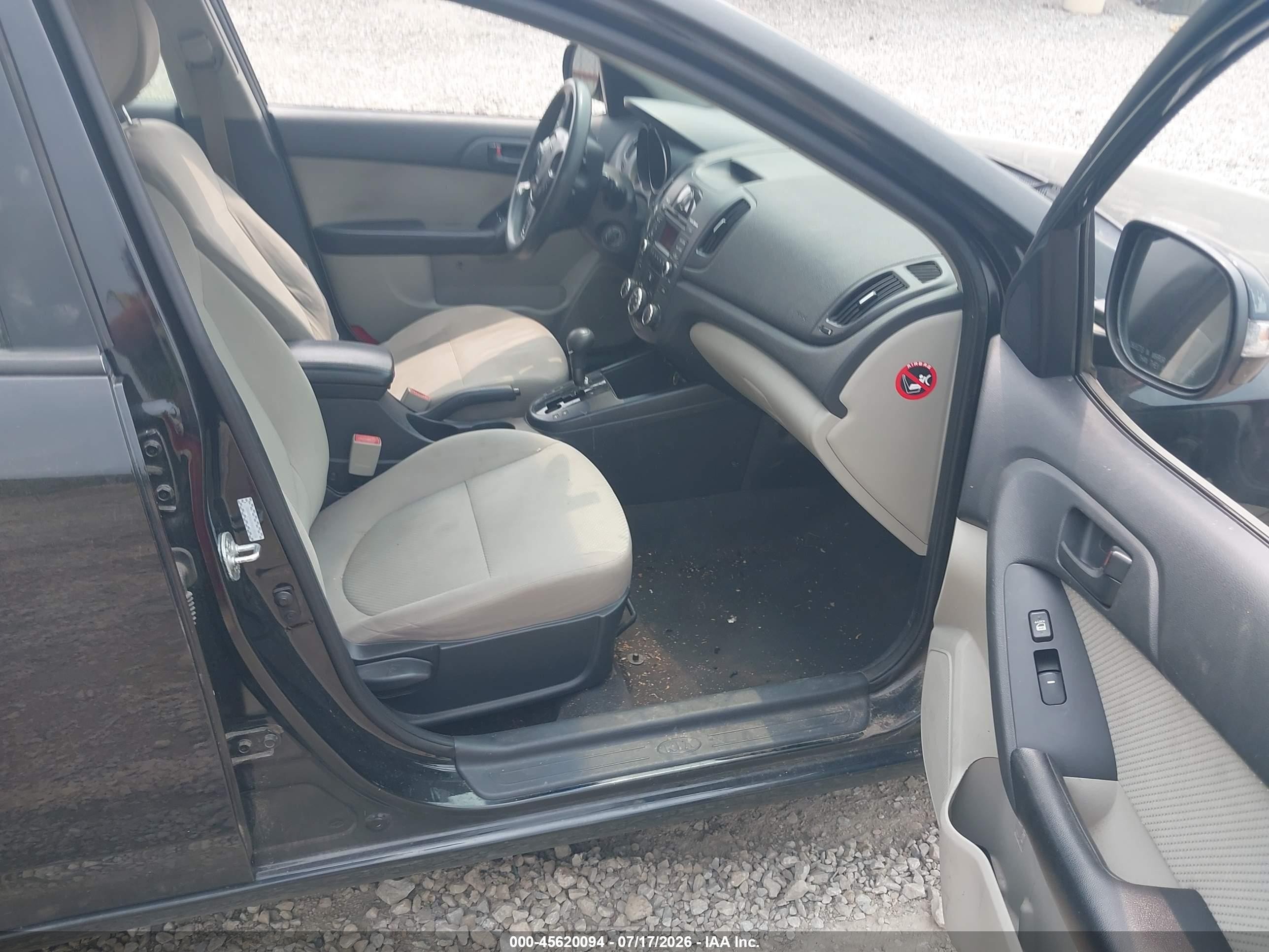 2010 Kia Forte Ex Black vin: KNAFU4A24A5270792