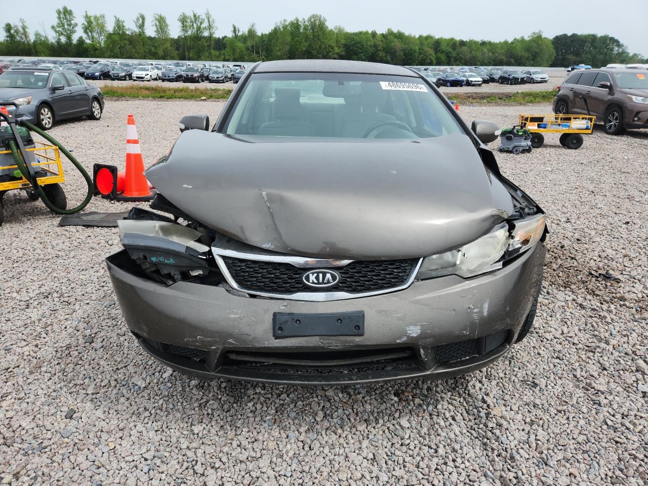 2010 Kia Forte Коричневый vin: KNAFU4A24A5307159
