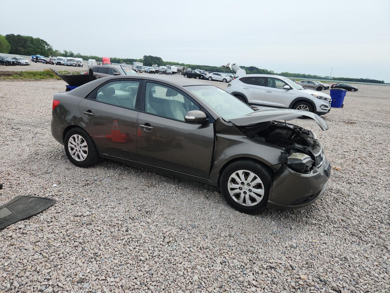 2010 Kia Forte Коричневый vin: KNAFU4A24A5307159