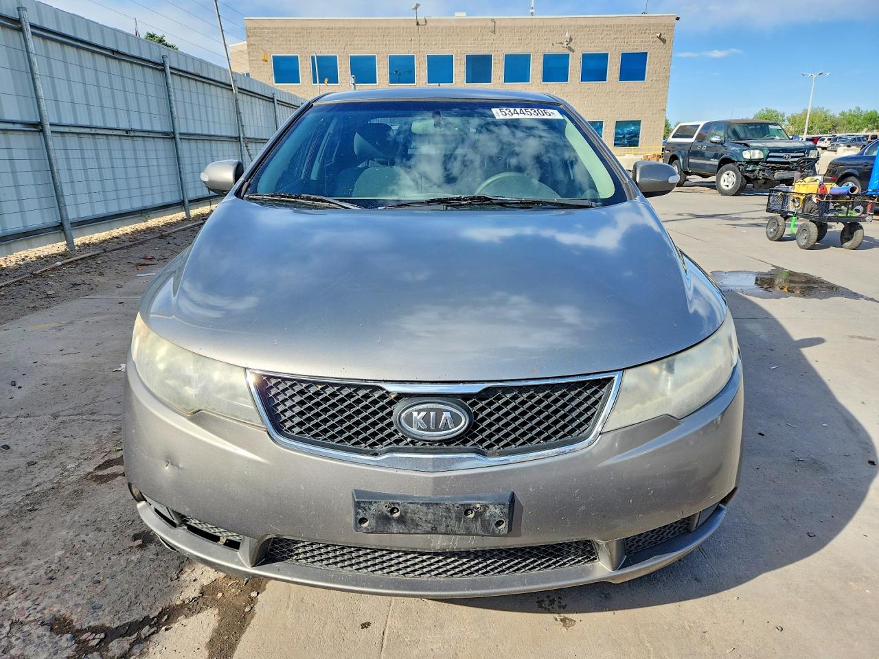 2010 Kia Forte Ex Gray vin: KNAFU4A24A5309171