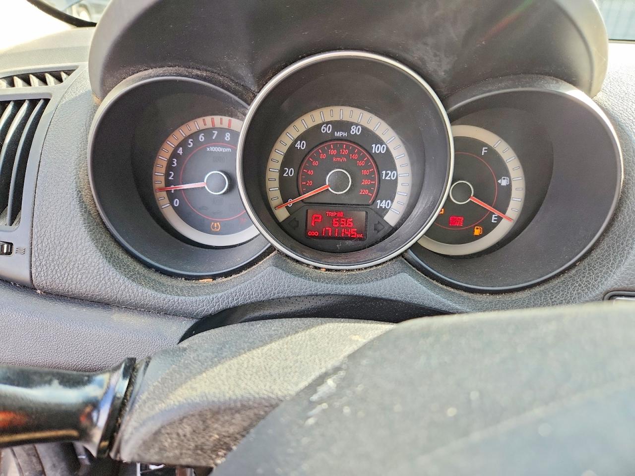 2010 Kia Forte Ex Gray vin: KNAFU4A24A5309171