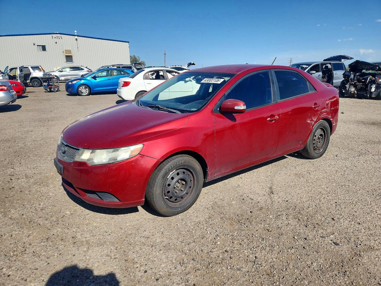 2010 Kia Forte Ex Red vin: KNAFU4A24A5310367