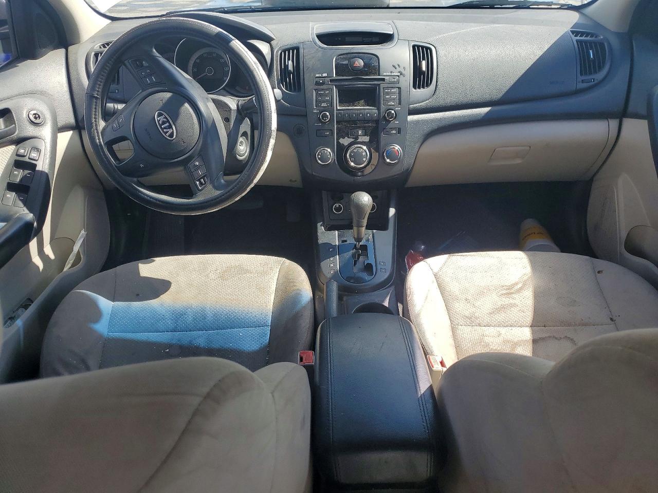 2010 Kia Forte Ex White vin: KNAFU4A24A5849474