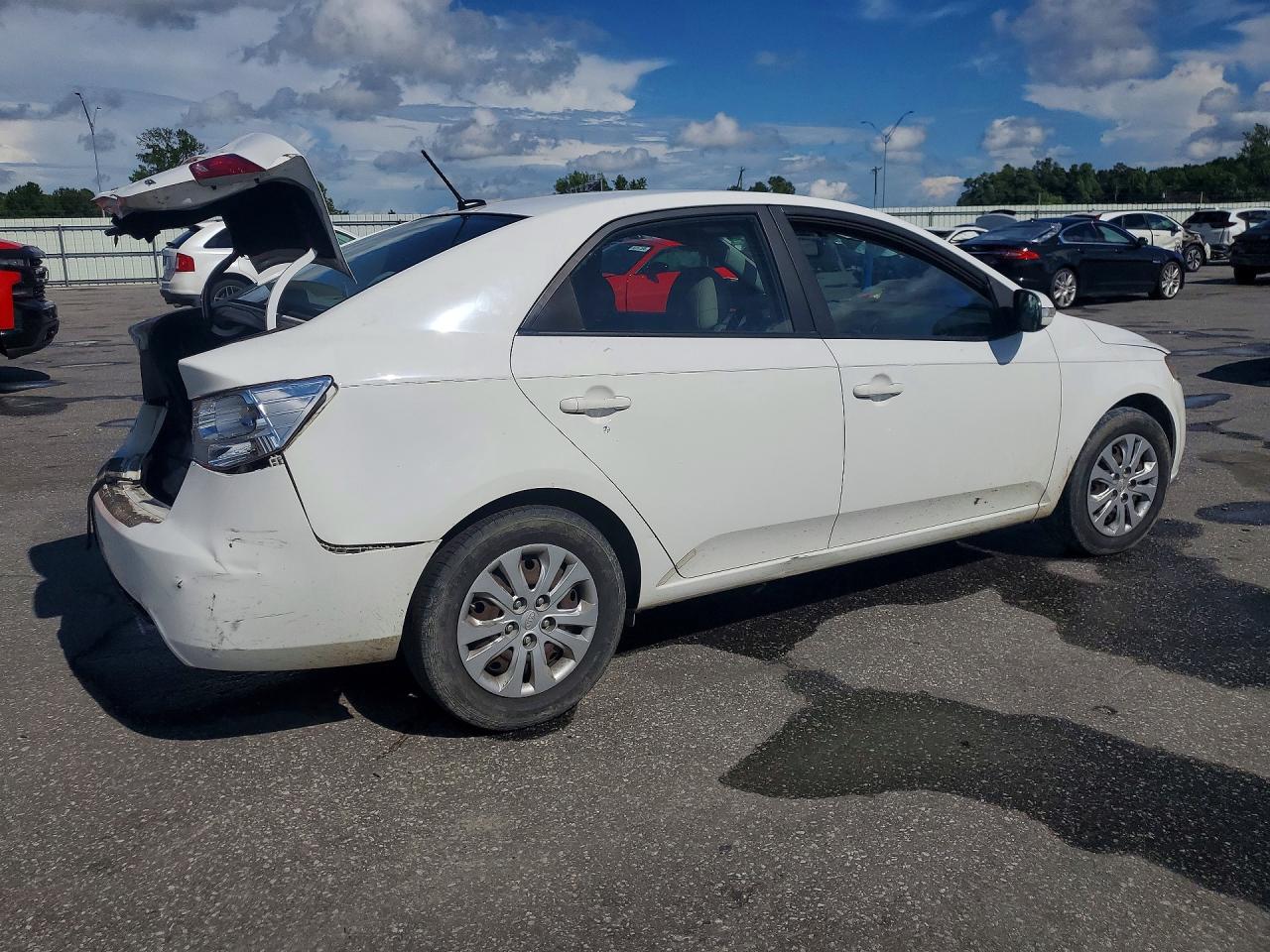 2010 Kia Forte Ex White vin: KNAFU4A24A5849474