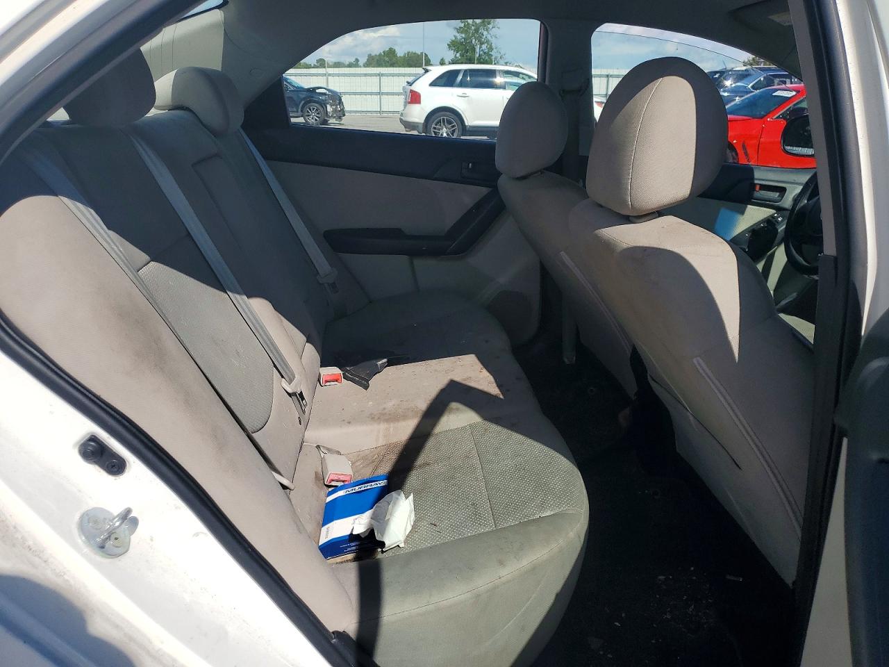 2010 Kia Forte Ex White vin: KNAFU4A24A5849474