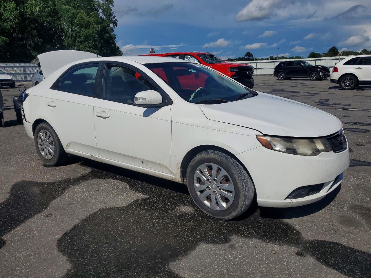 2010 Kia Forte Ex White vin: KNAFU4A24A5849474
